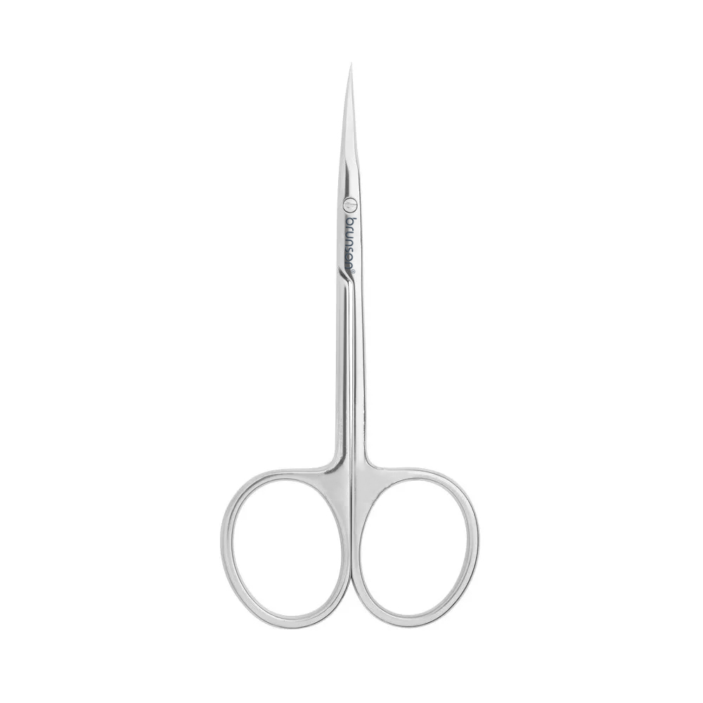 Stainless Steel Point Cuticle Scissor curved cuticle & nail scissor for manicure pedicure for professional finger & toe nail care BSCS08