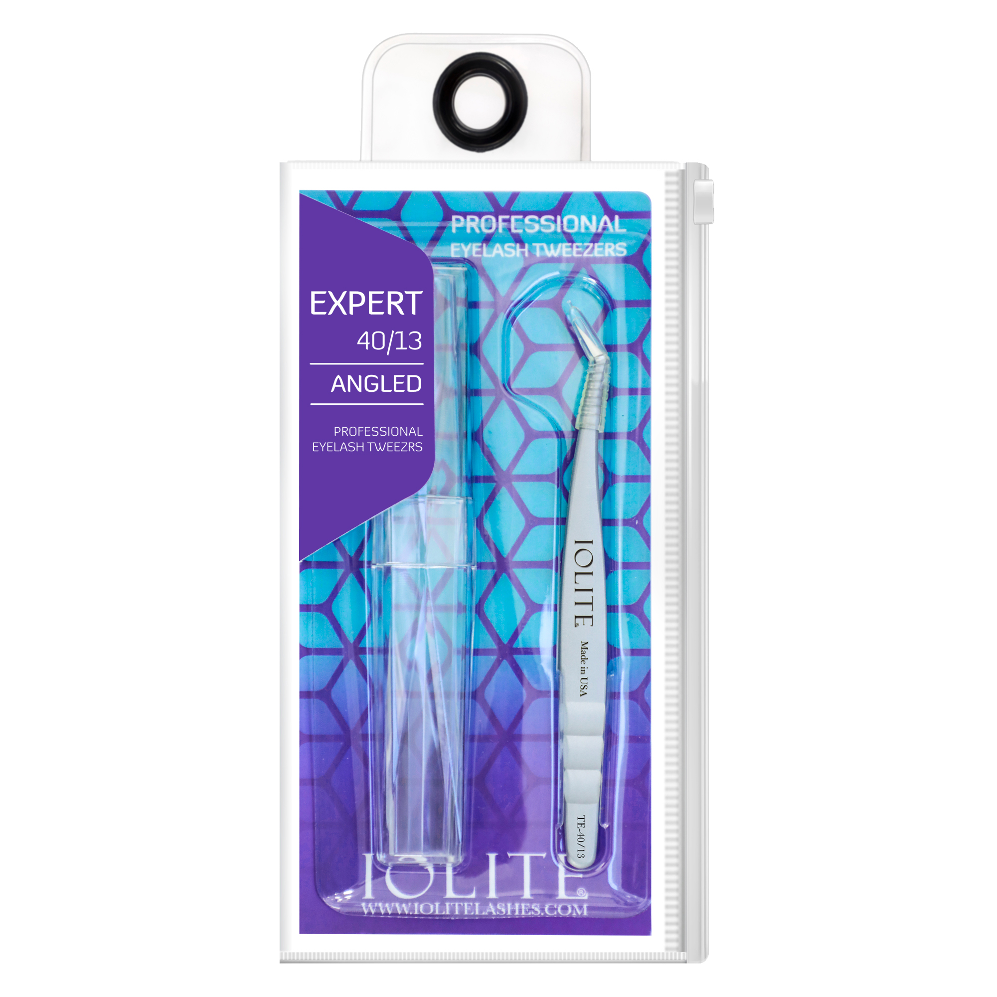 Professional Eyelash Tweezer  Stainless Steel Expert Tweezer(Angled) BTE4013