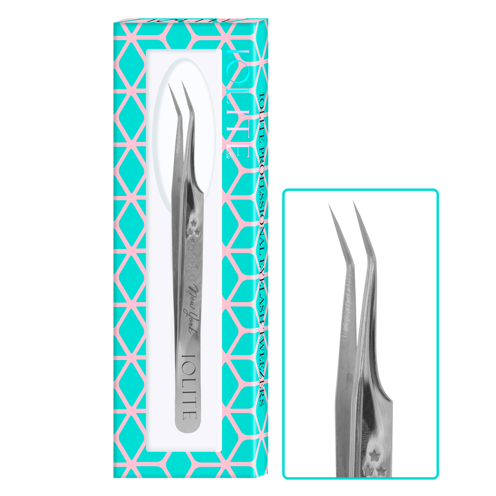Anti-Rust Firm Comfortable Eye Lashes Extension Tool, Stainless Steel Tweezers Home Makeup Artist Straight Tweezer ITSA03