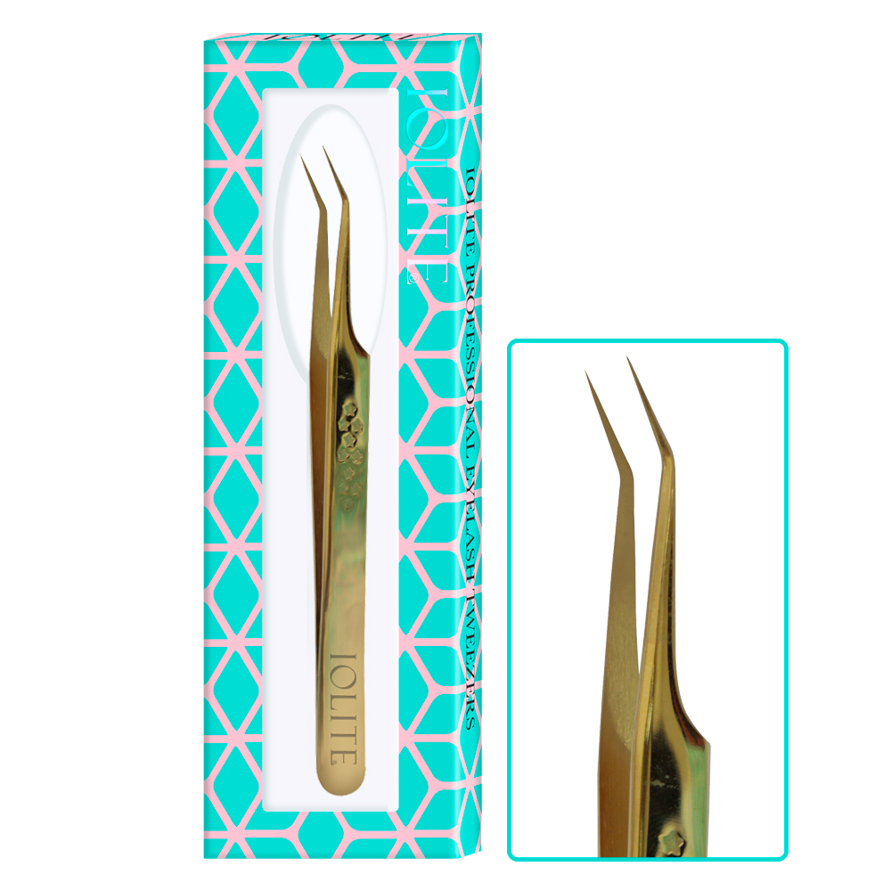Anti-Rust Firm Comfortable Eye Lashes Extension Tool, Stainless Steel Tweezers Home Makeup Artist Straight Tweezer ITSA05