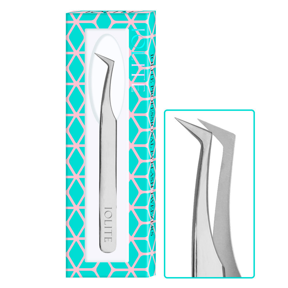 Tool Stainless Steel Plasma Coating 12cm Axe Tips Eyelash Volume Tweezers ITV03