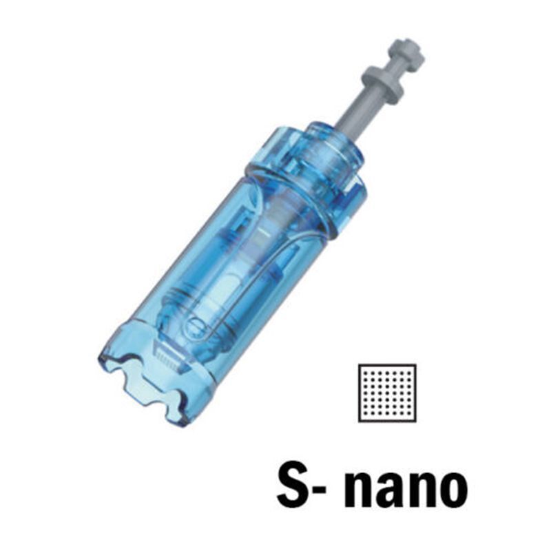 Micro Needle Cartridges Tips for Electric Auto Dr Pen A9, A8S and M8S Machine | MTS Skin Care S-Nano Pin, 10pcs A9SN