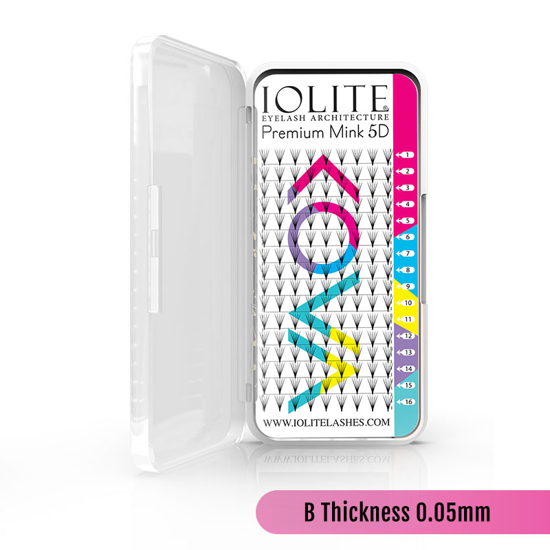 Eyelash Extension Premium Mink 5D Lashes D Curl 0.07 Thickness Eyelashes Lashes P5DB5T