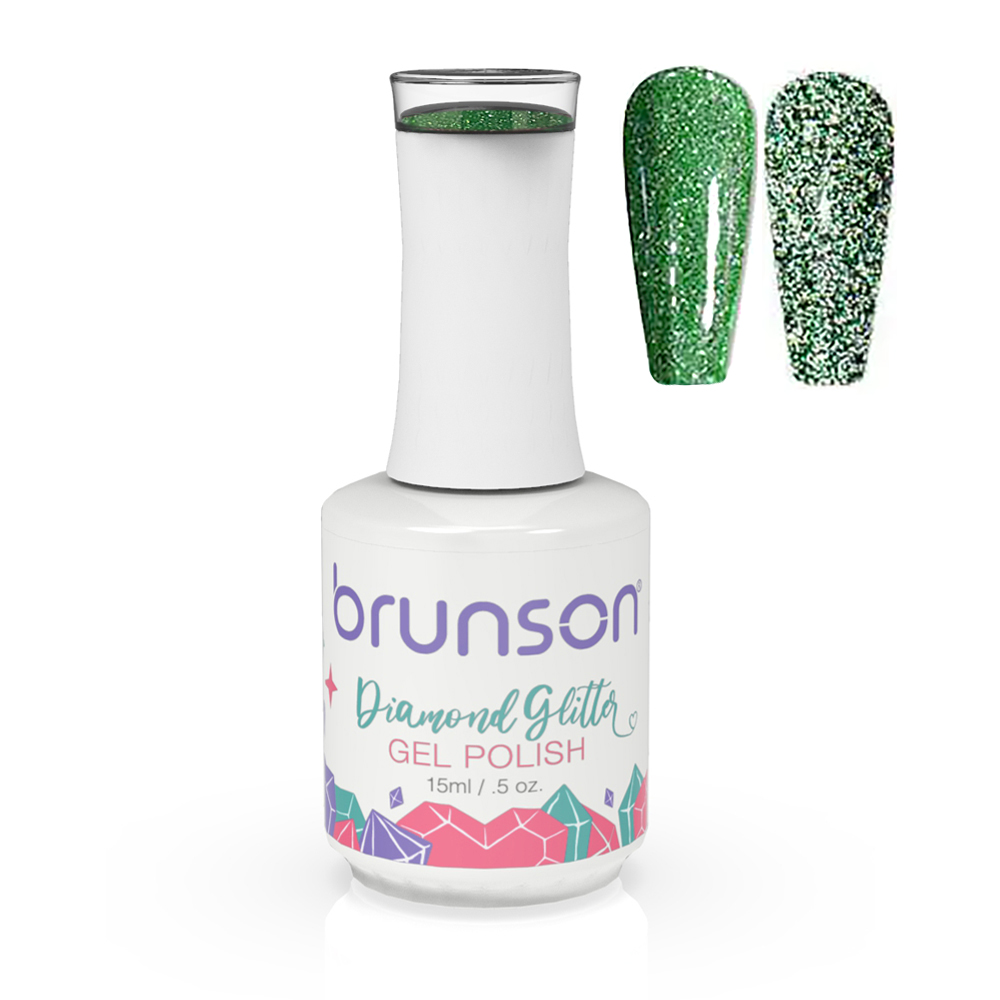 Diamond Glitter Gel Nail Polish Soak Off UV LED Nail Gel Nail Art Varnish Sparkly Shiny Gel Nail Polish BDGG021