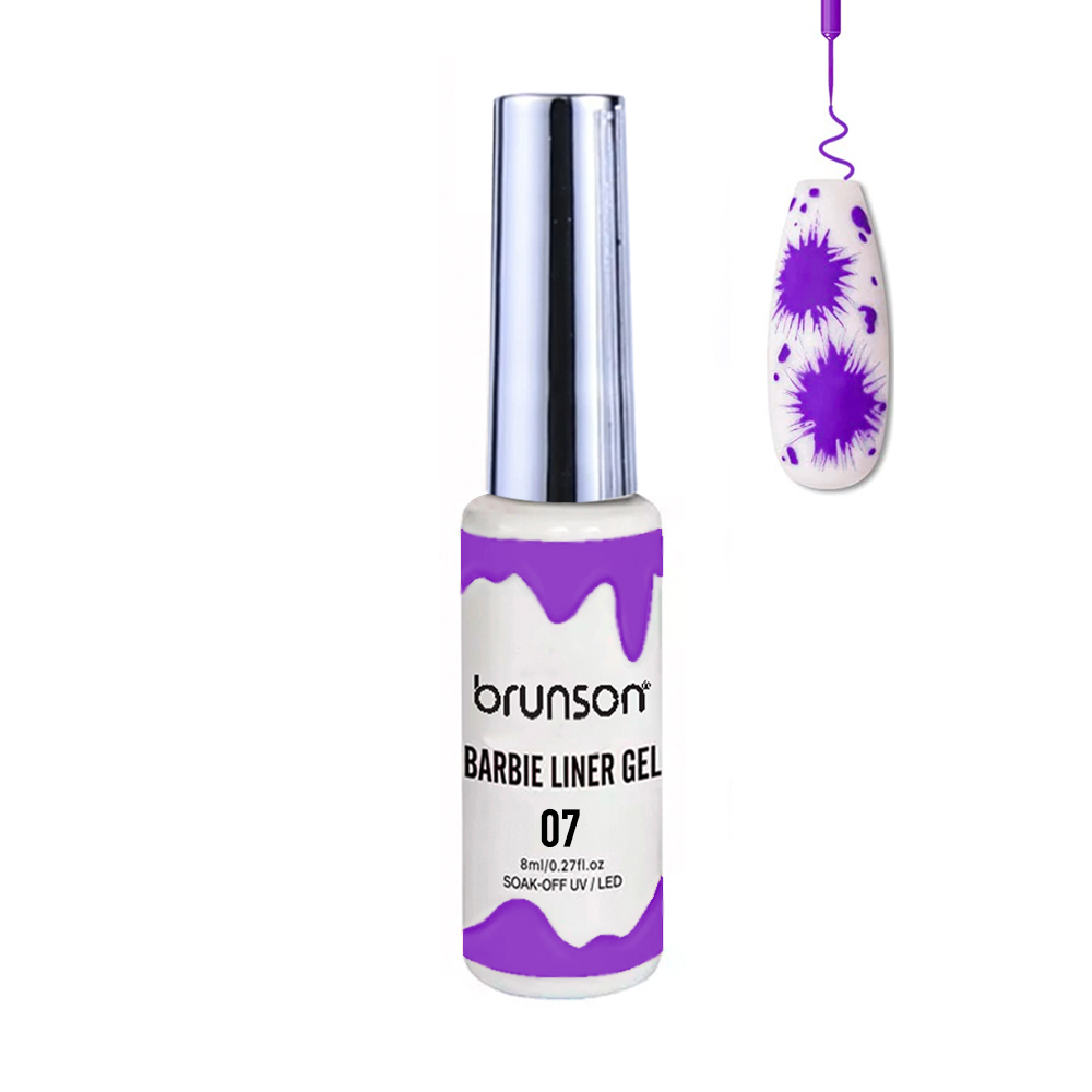Nail Art Gel Liner Painting Polish Salon DIY Manicure Nail Art Design Line Art Gel NEGATIVE SPACE BNAGK02-07