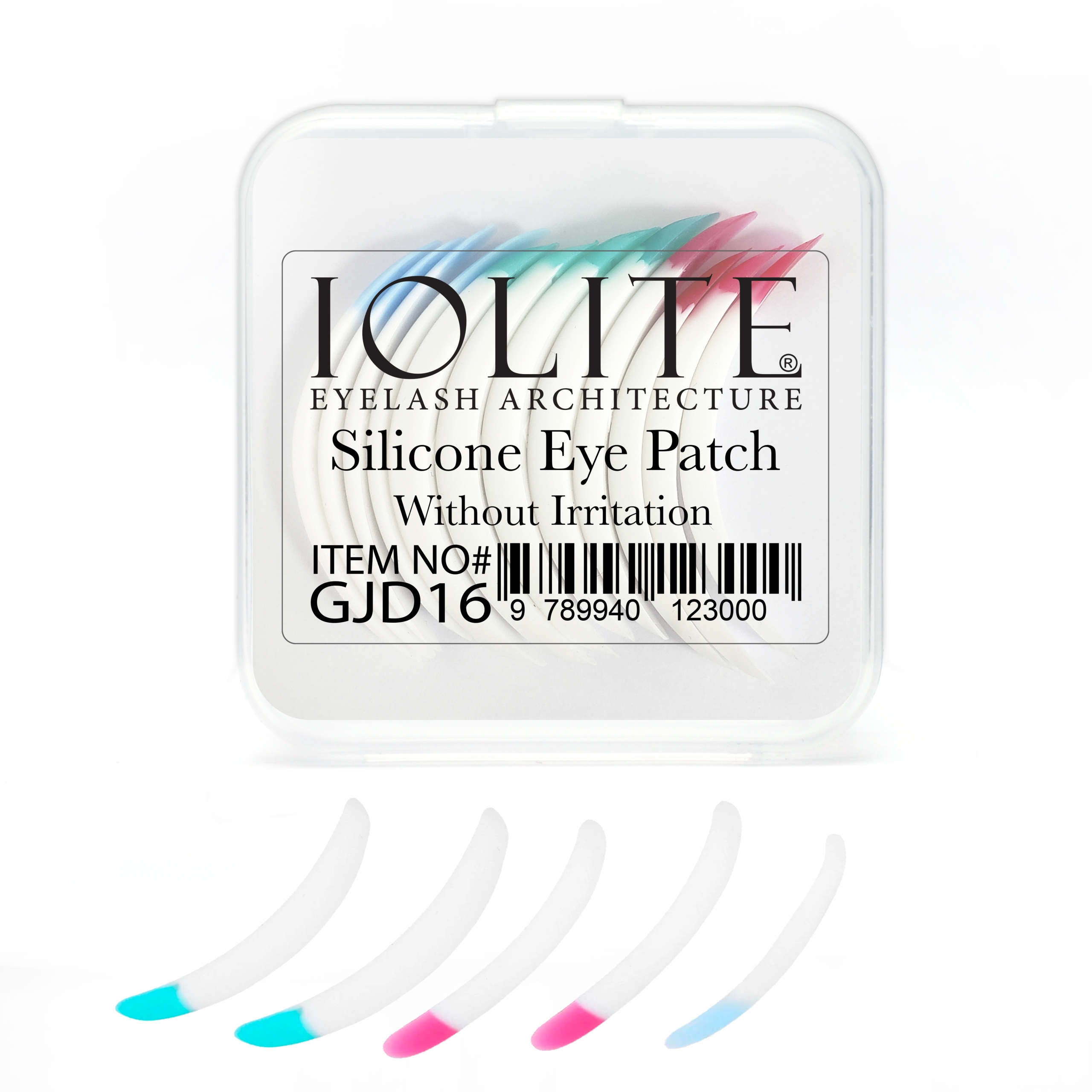 Silicone eyelash pads