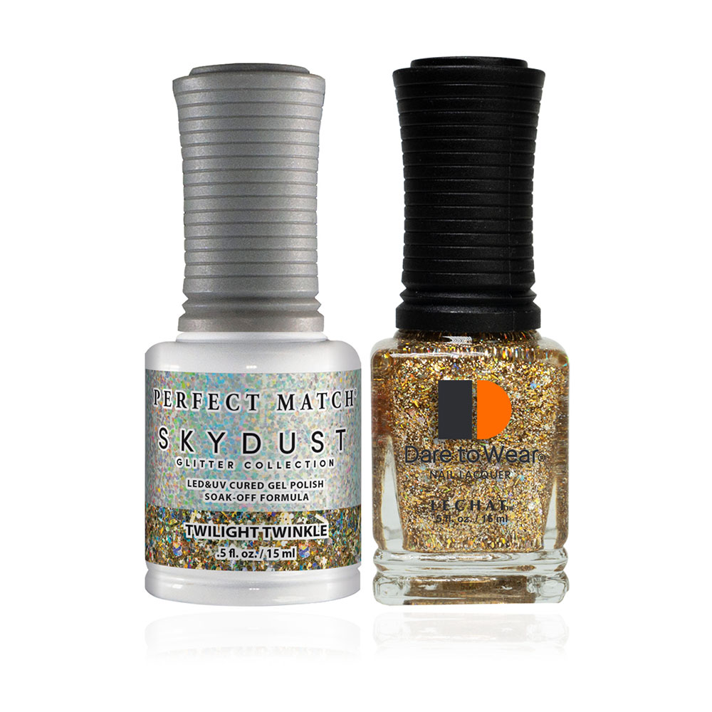 Gel Nail Polish & Nail Lacquer Sky Dust Glitter Twilight Twinkle SDMS08