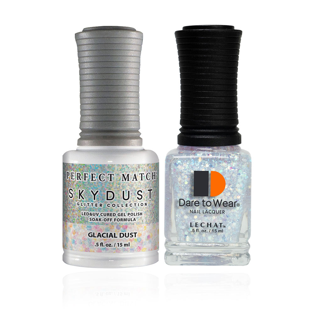 Gel Nail Polish & Nail Lacquer Sky Dust Glitter Glacial Dust SDMS09