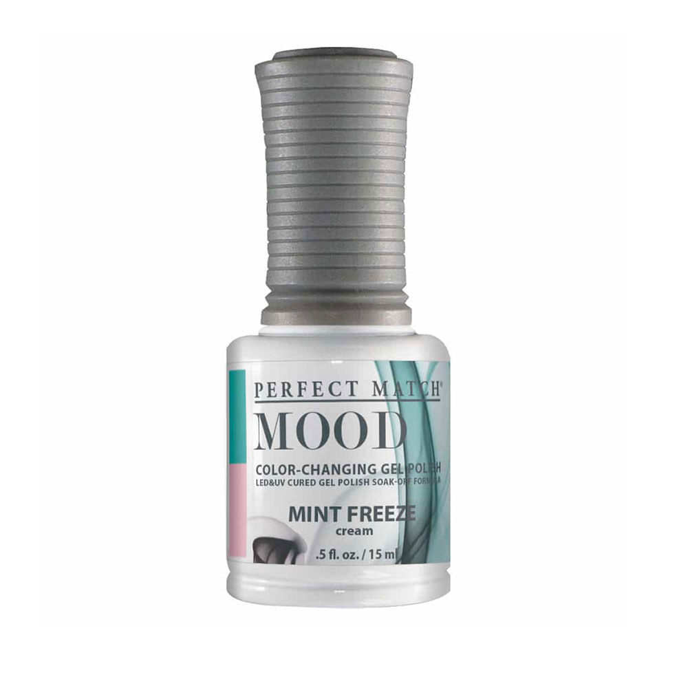 Perfect Match Mood Gel Nail Polish & Nail Lacquer Mint Freeze Thermal Color Shift PMMD69