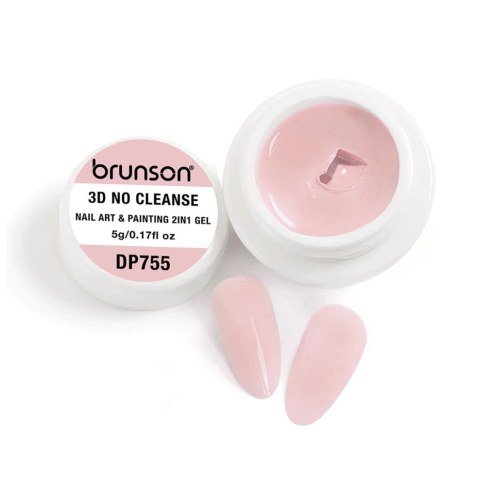 Brunson 3D No Cleanse Nail Art & Painting 2in1 Gel paint creamy painting gel for nails arts 5g B3DNC(DP755)