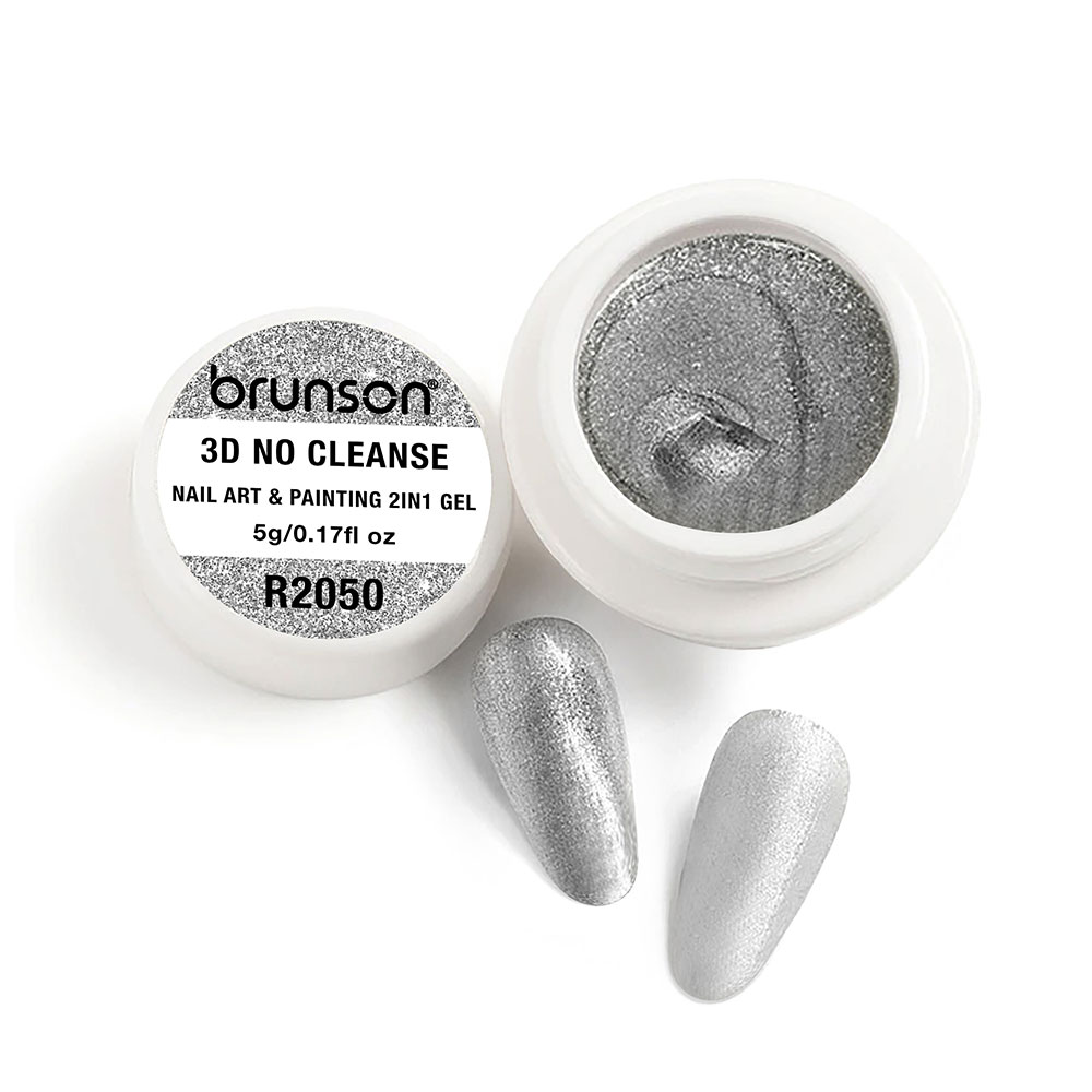 Brunson 3D No Cleanse Nail Art & Painting 2in1 Gel paint creamy painting gel for nails arts 5g B3DNC(R2050)
