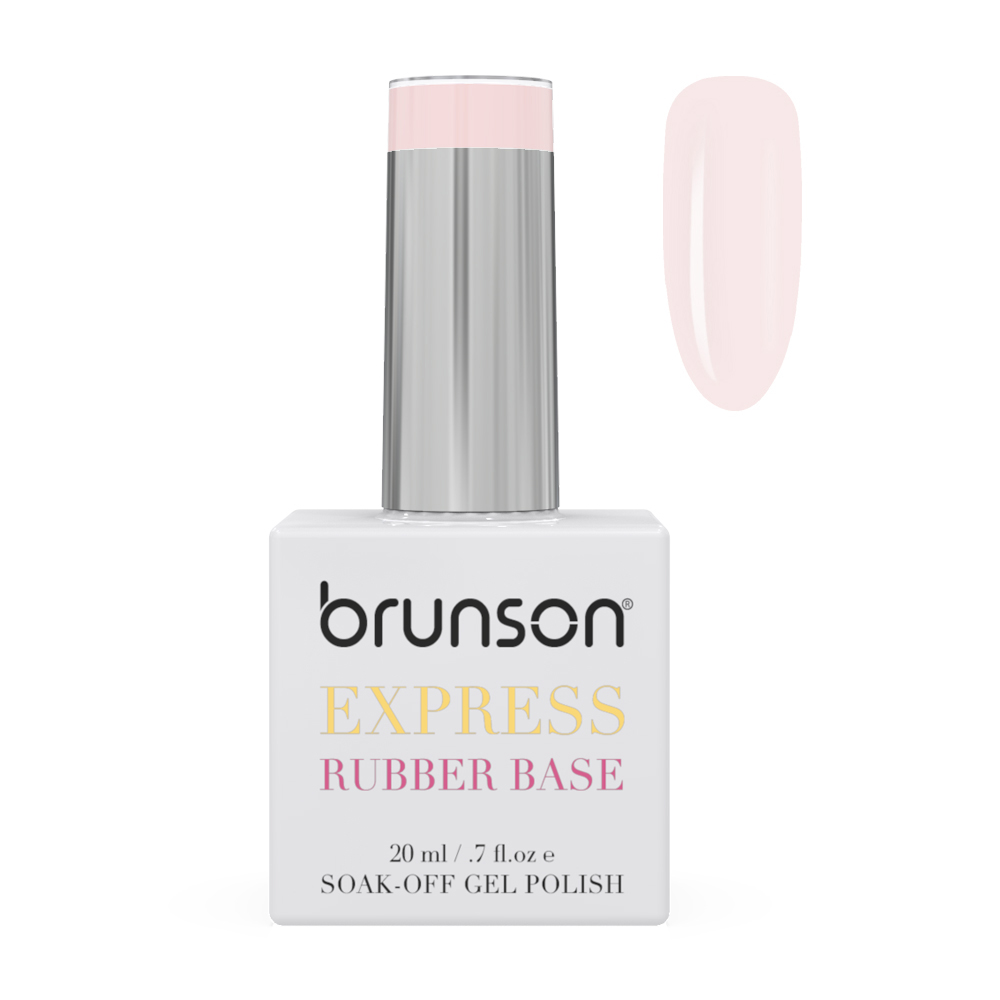Rubber base gel for nail flexibility