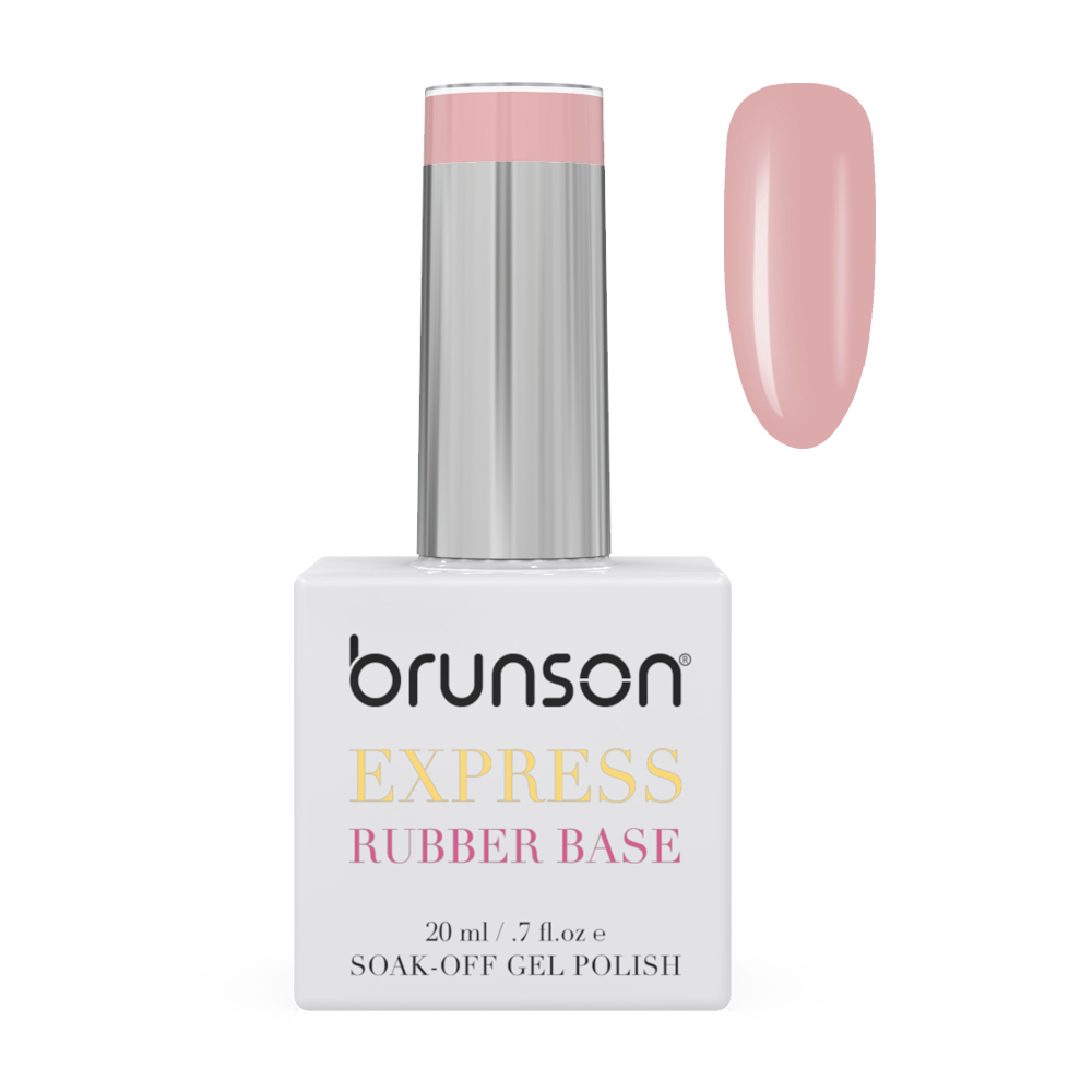 Rubber base gel for nail flexibility
