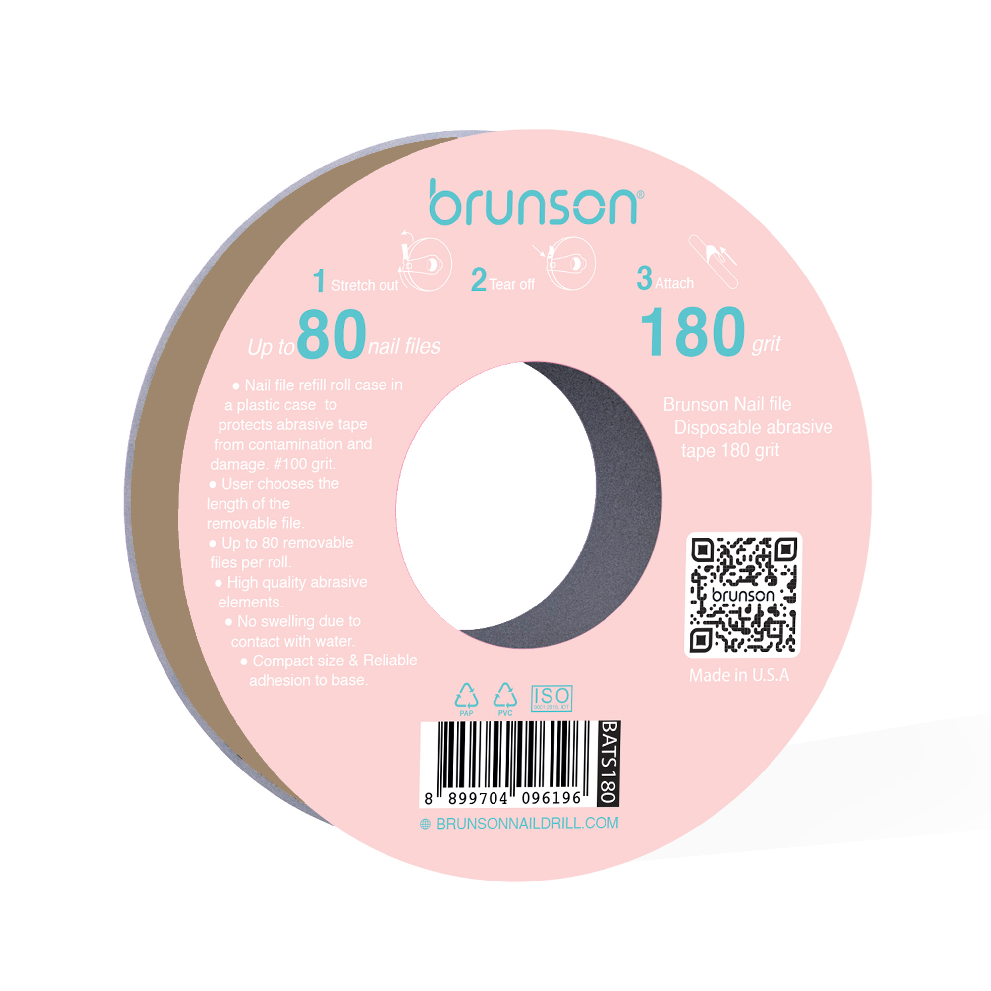 Nail disposable file refill roll Grit#180 BATSC180