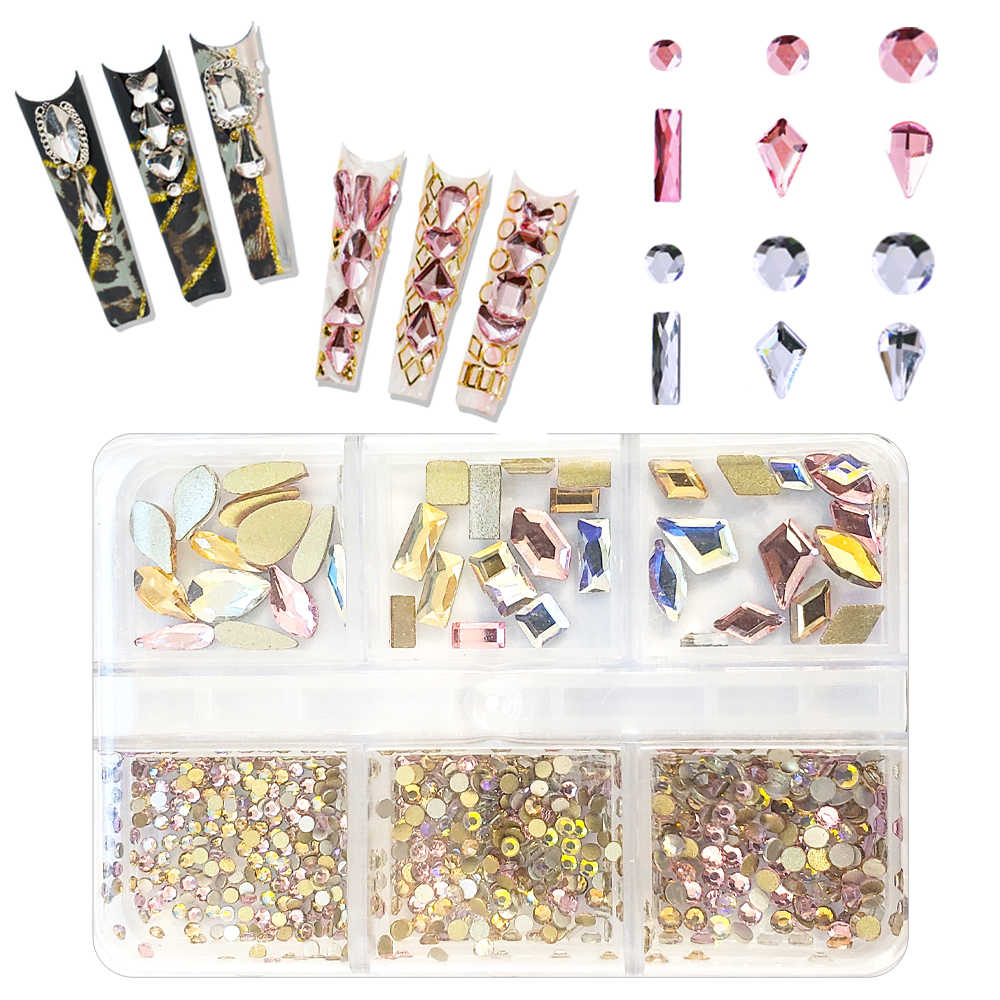Nail Art Stones DIY nail rhinestones valentine's day collection NASS-P