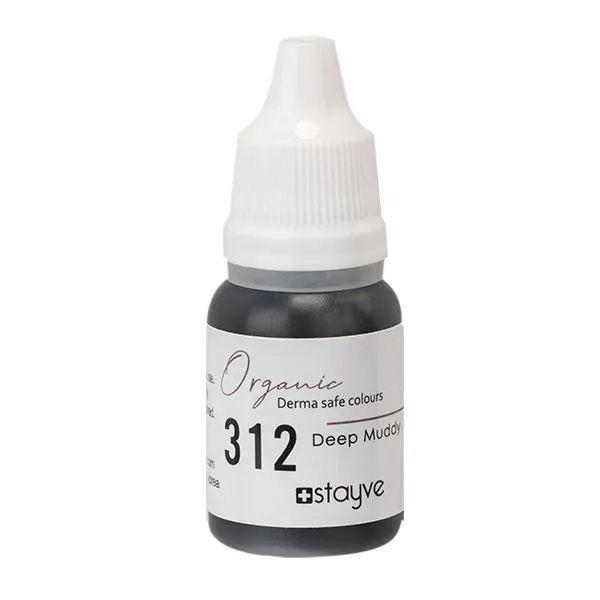 Stayve 312 Deep Muddy Organic Eyebrow Pigment 10ml SDM312