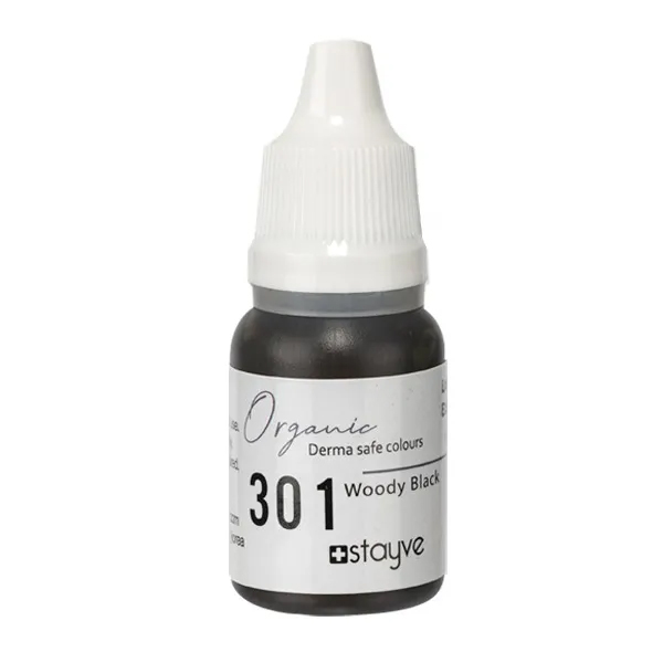 Stayve 301 Woody Black Organic Eyebrow Pigment 10ml SWB301