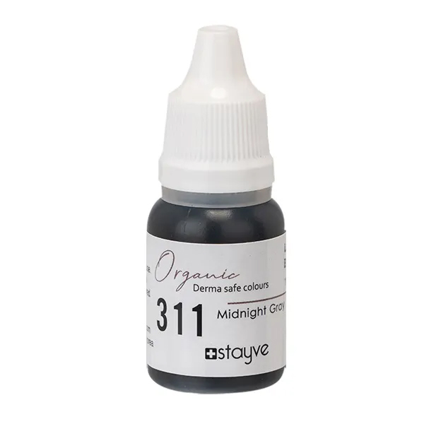 Stayve 311 Midnight Black Organic Eyebrow Pigment 10ml SMG311