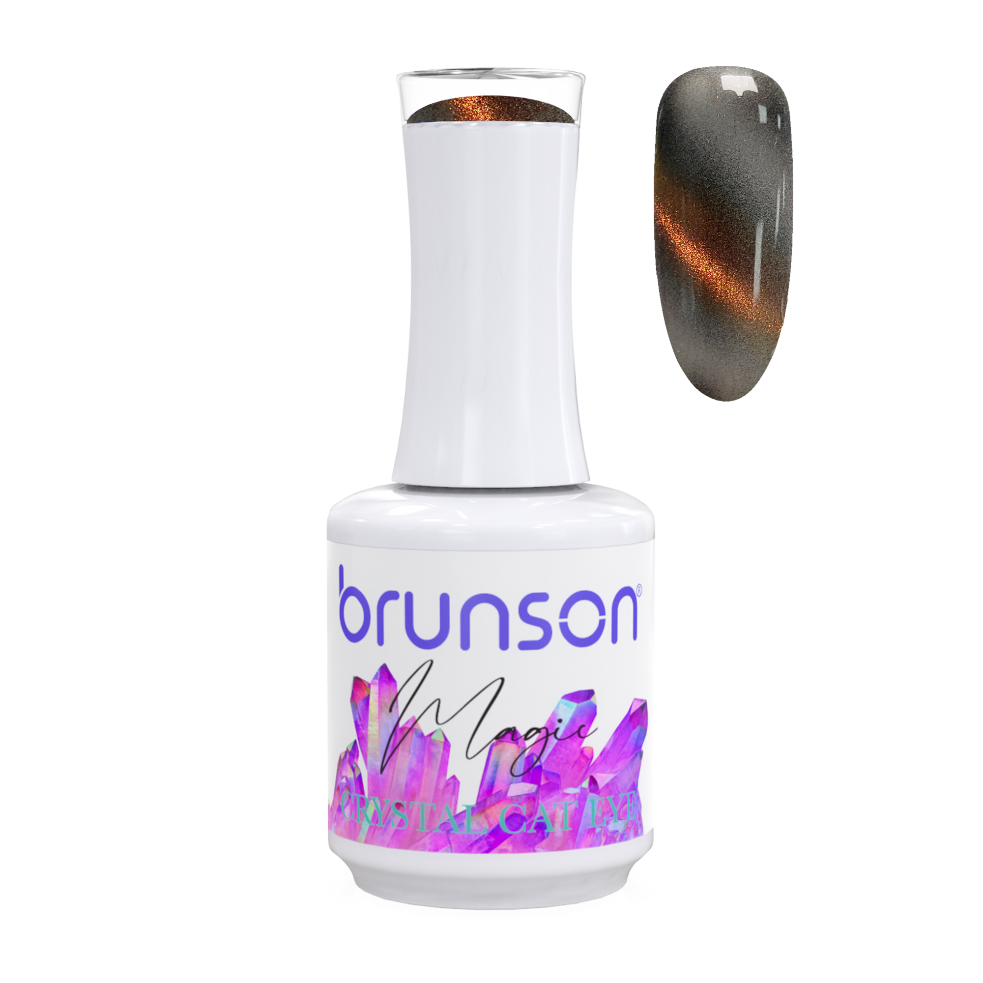 Brunson Magic Crystal Cat Eye 9D Gel Polish 18ml BMC9D12
