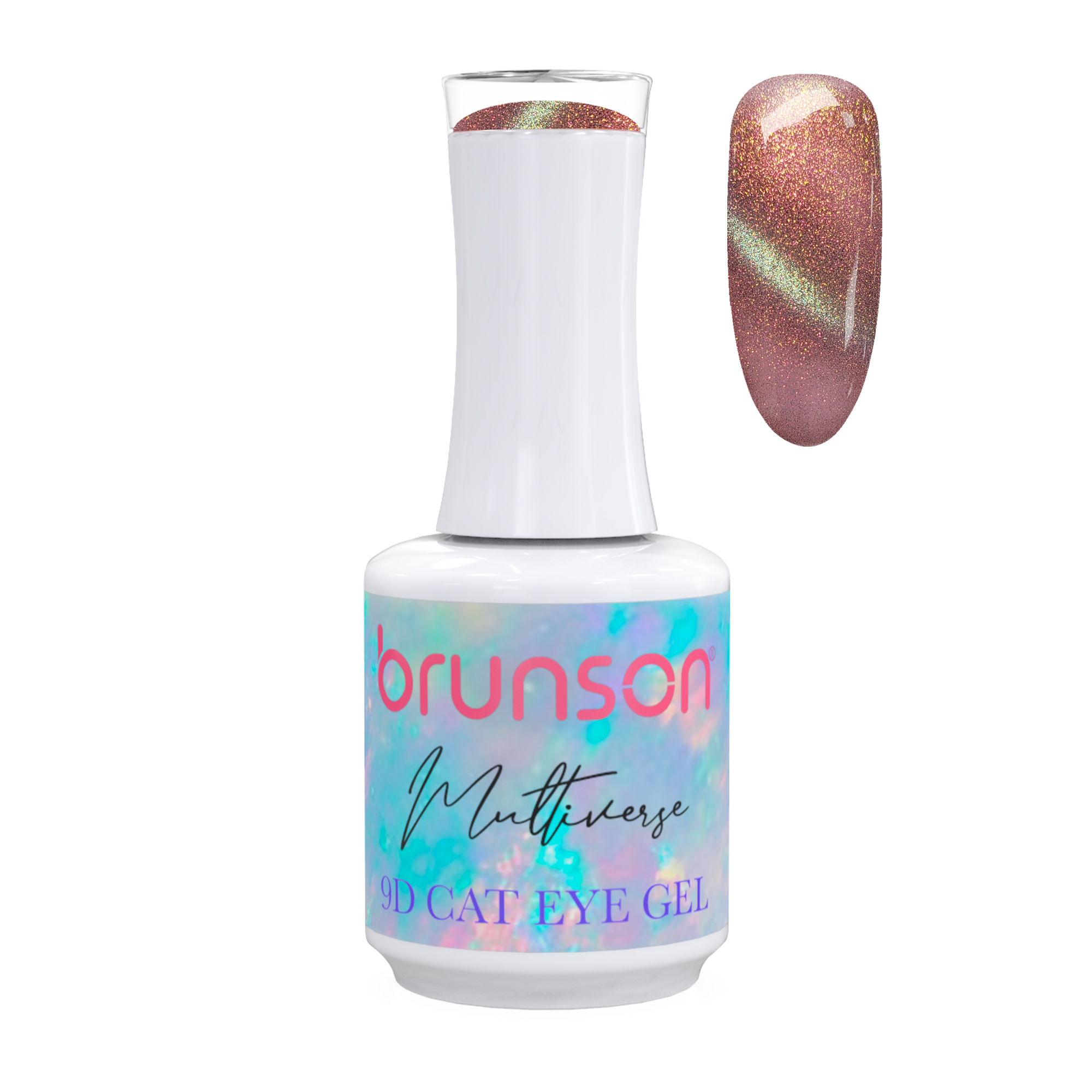 Brunson Multiverse 9D Cat Eye Gel Polish Galaxy Magnetic UV LED Gel Nail polish 18ml BM9D22
