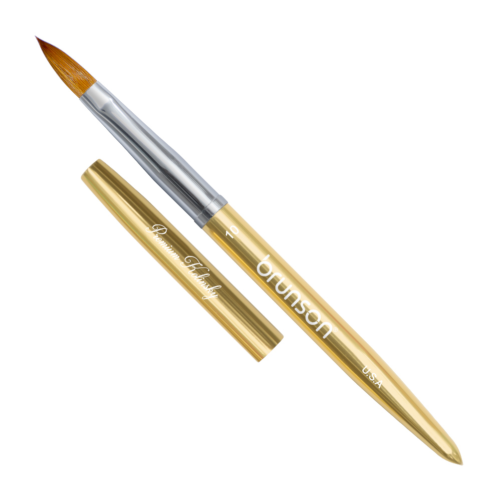 Kolinsky acrylic nail brushes