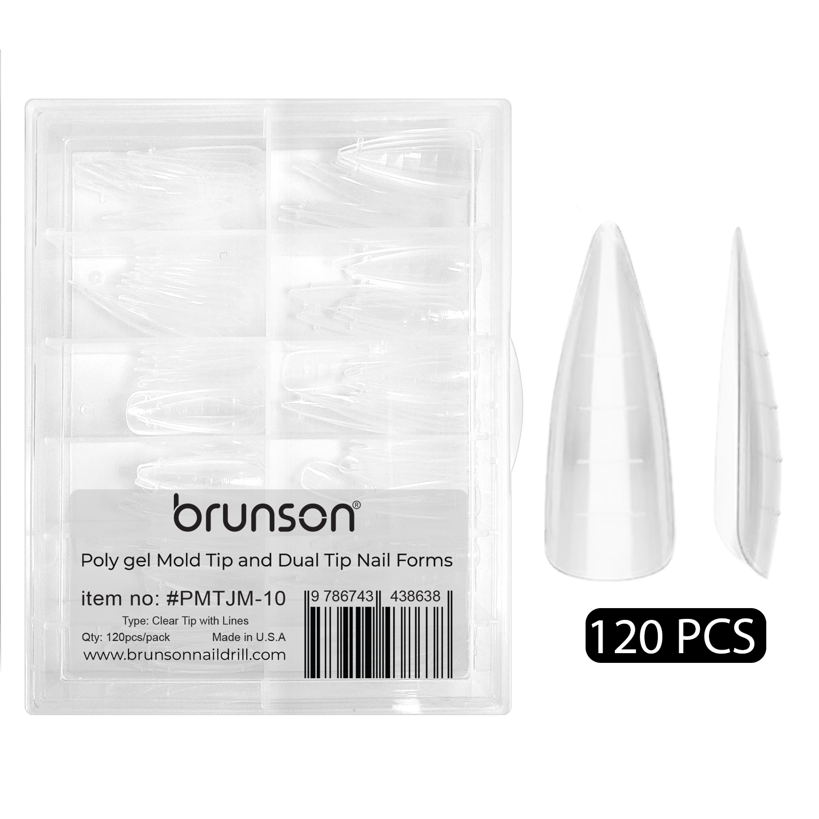 Brunson Polygel nail tips