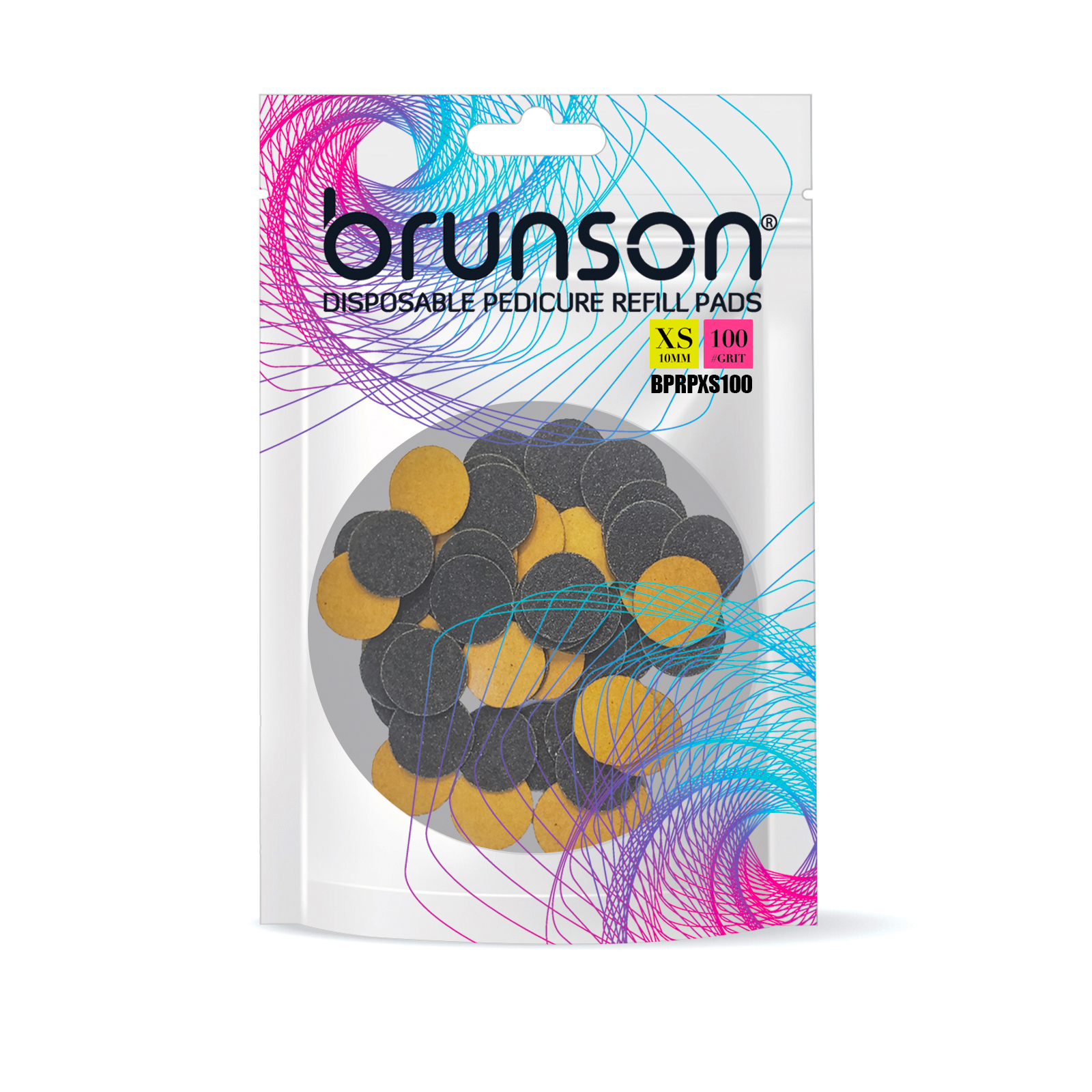 Replacement files for the pedicure disc Sandpaper Disk 50 Pcs (XS 10mm) BPRPXS
