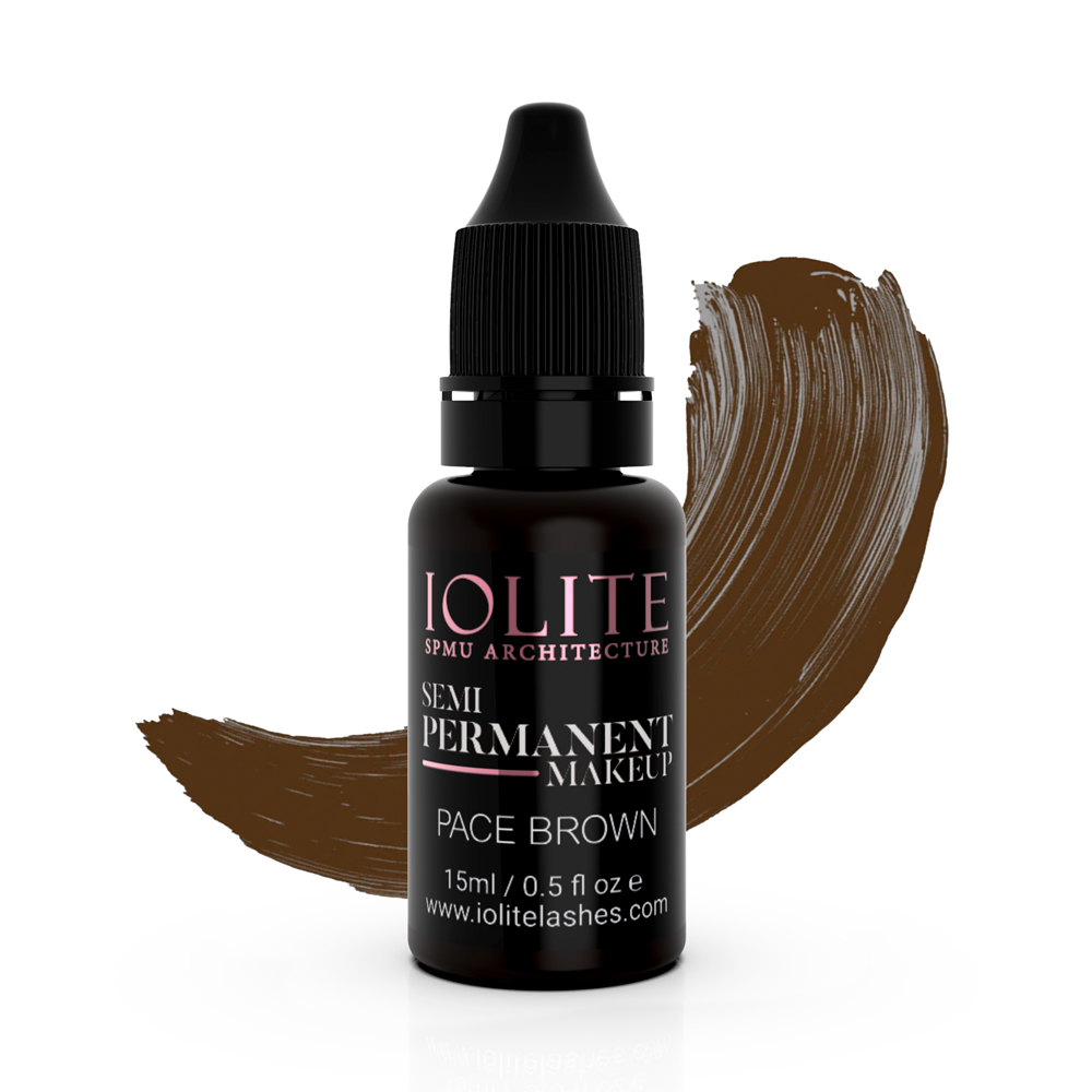 Iolite Semi permanent makeup ink Pace brown 15ml