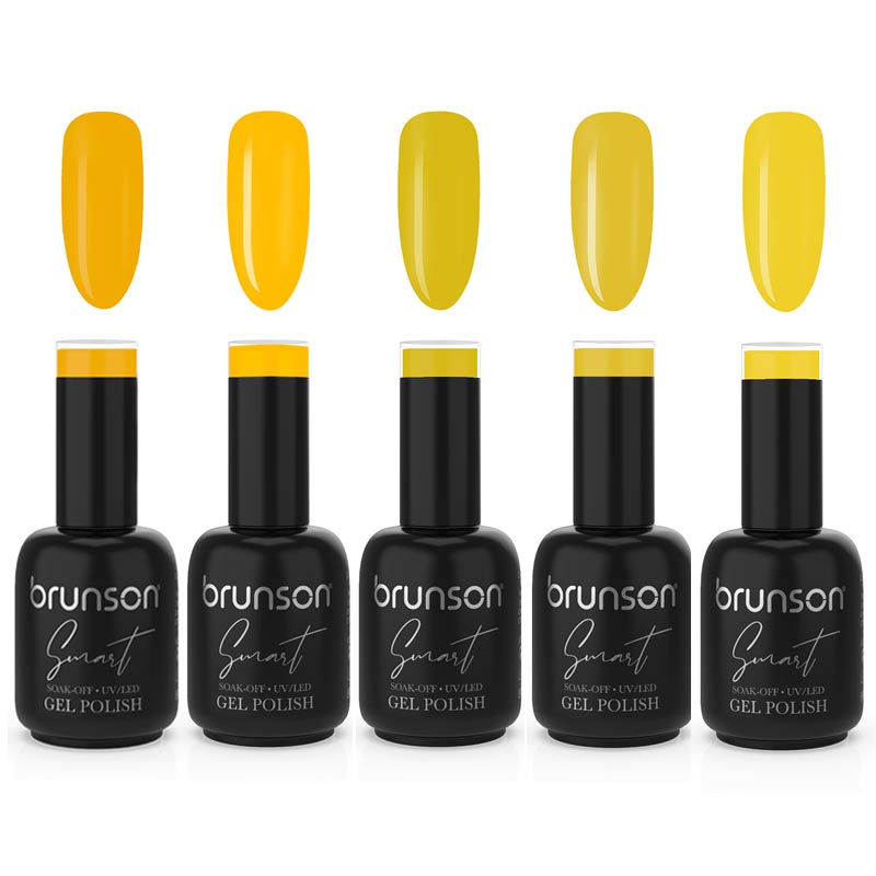 Brunson Yellow Gel Polish Kit
