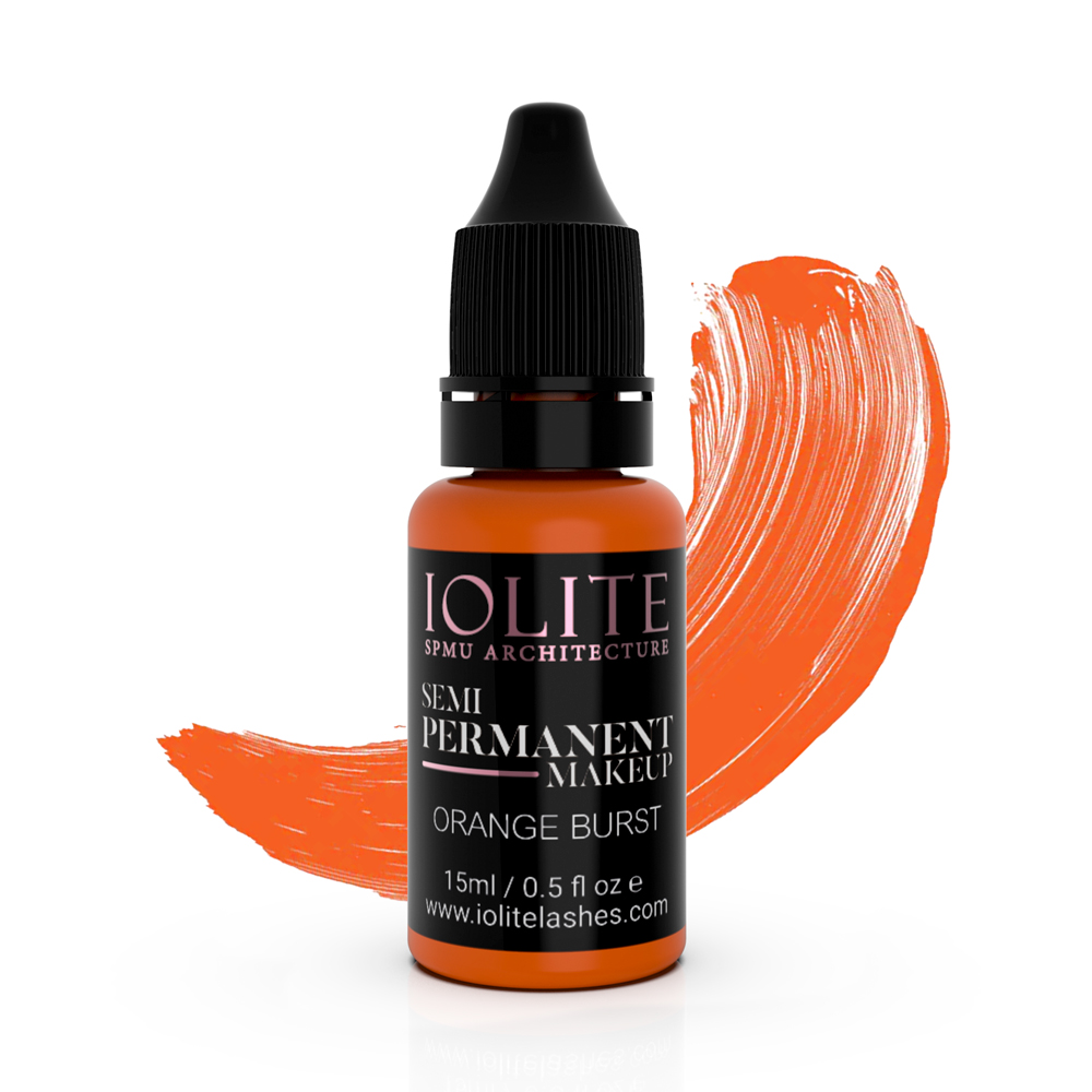 Iolite Semi permanent makeup ink Orange Burst 15ml