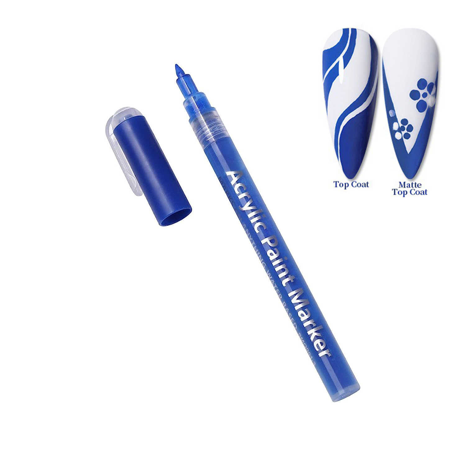 Acrylic Paint Pens Markers Nail Art Pen - Blue