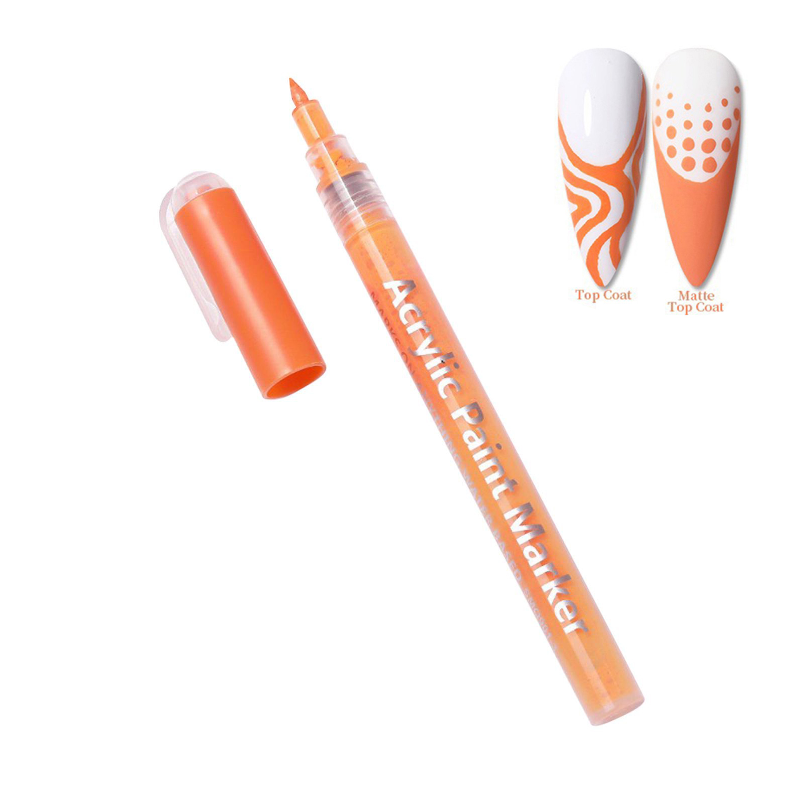 Acrylic Paint Pens Markers Nail Art Pen - Orange