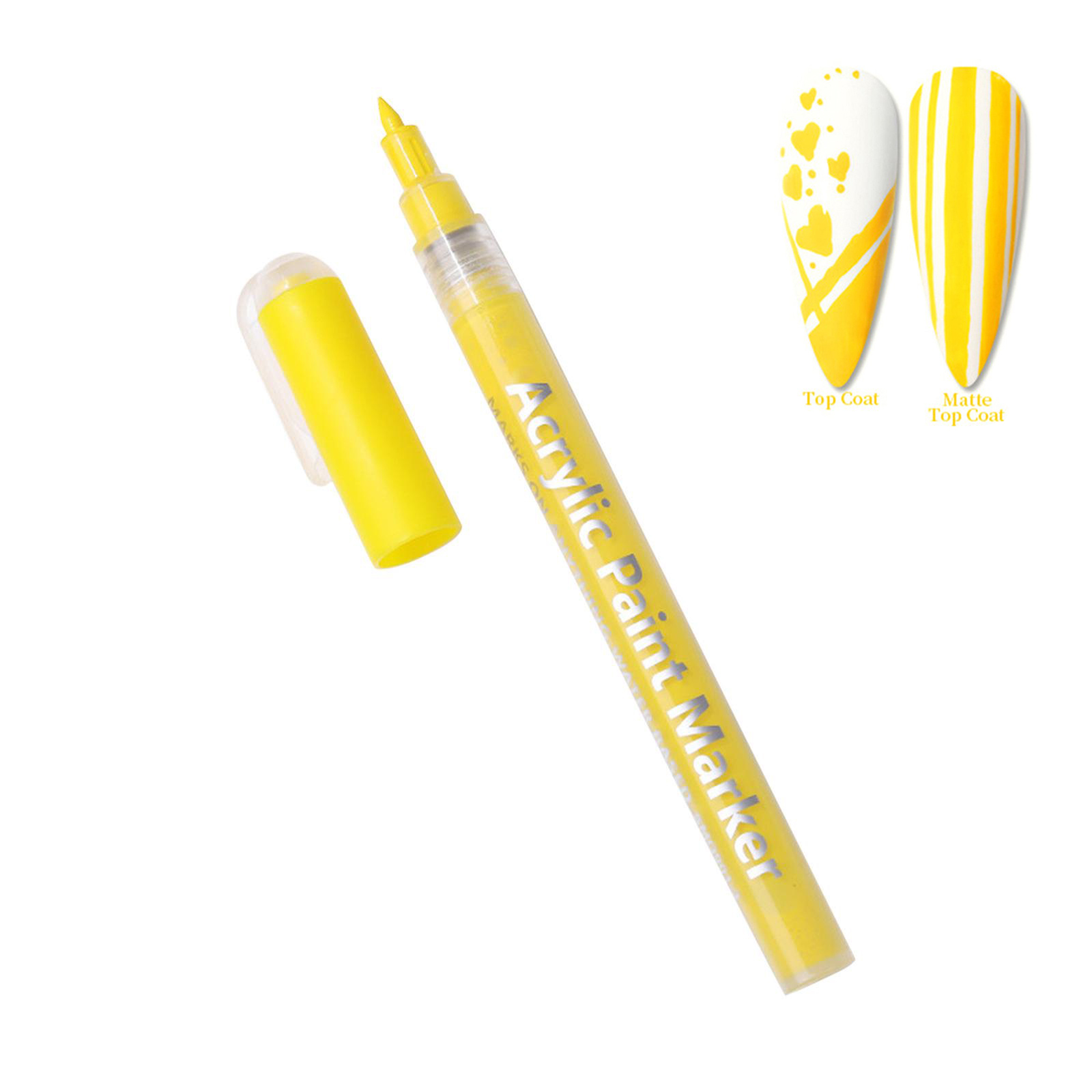 Acrylic Paint Pens Markers Nail Art Pen - Yellow