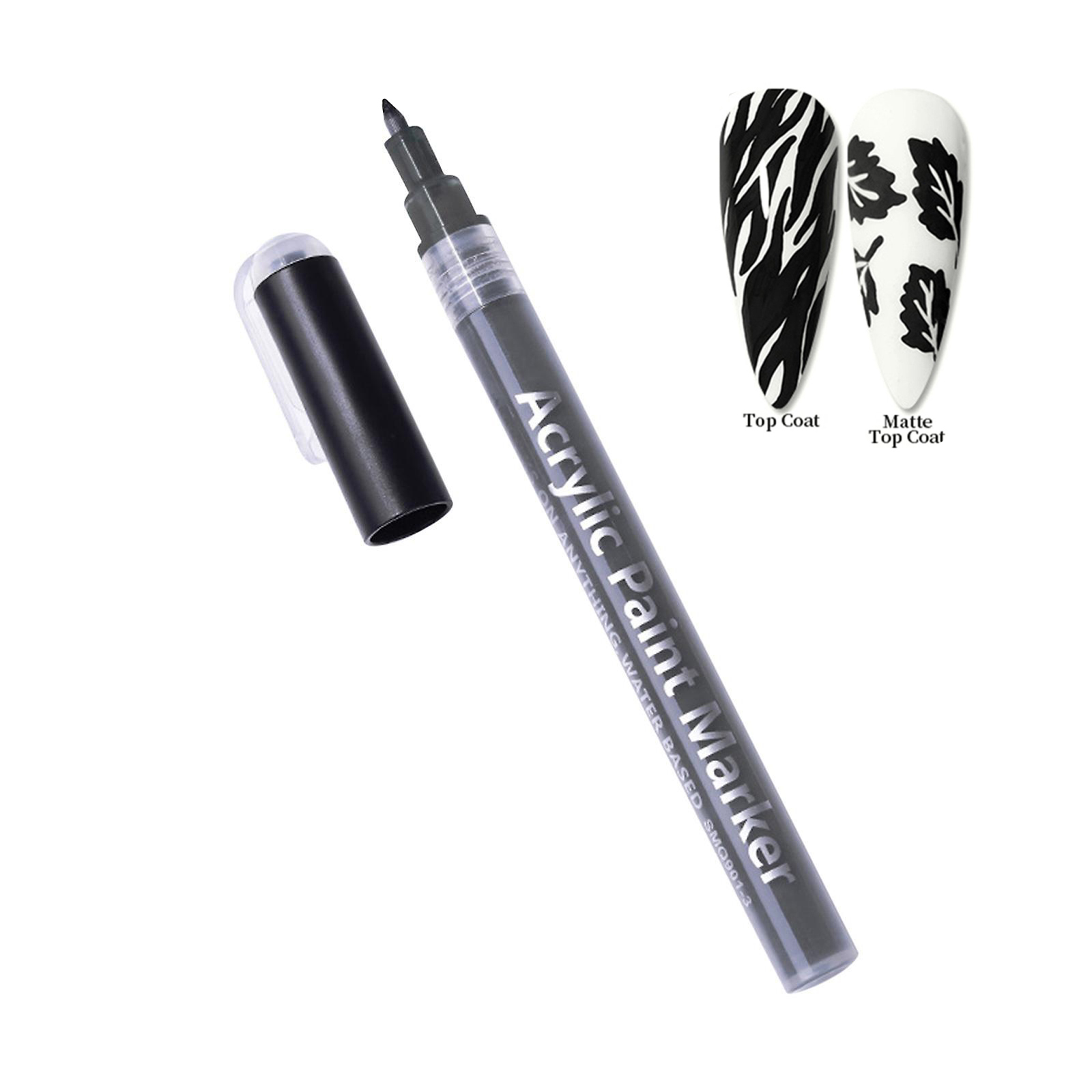 Acrylic Paint Pens Markers Nail Art Pen - Black