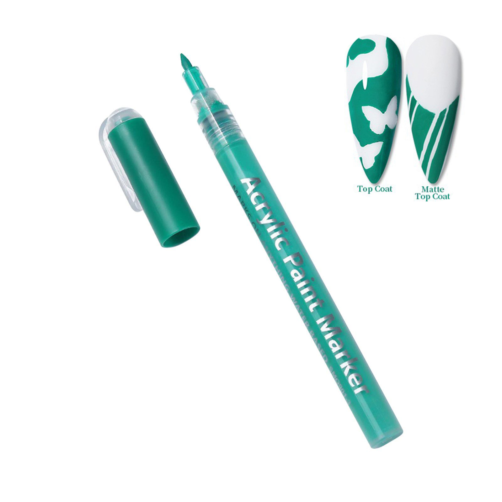 Acrylic Paint Pens Markers Nail Art Pen - Army Green