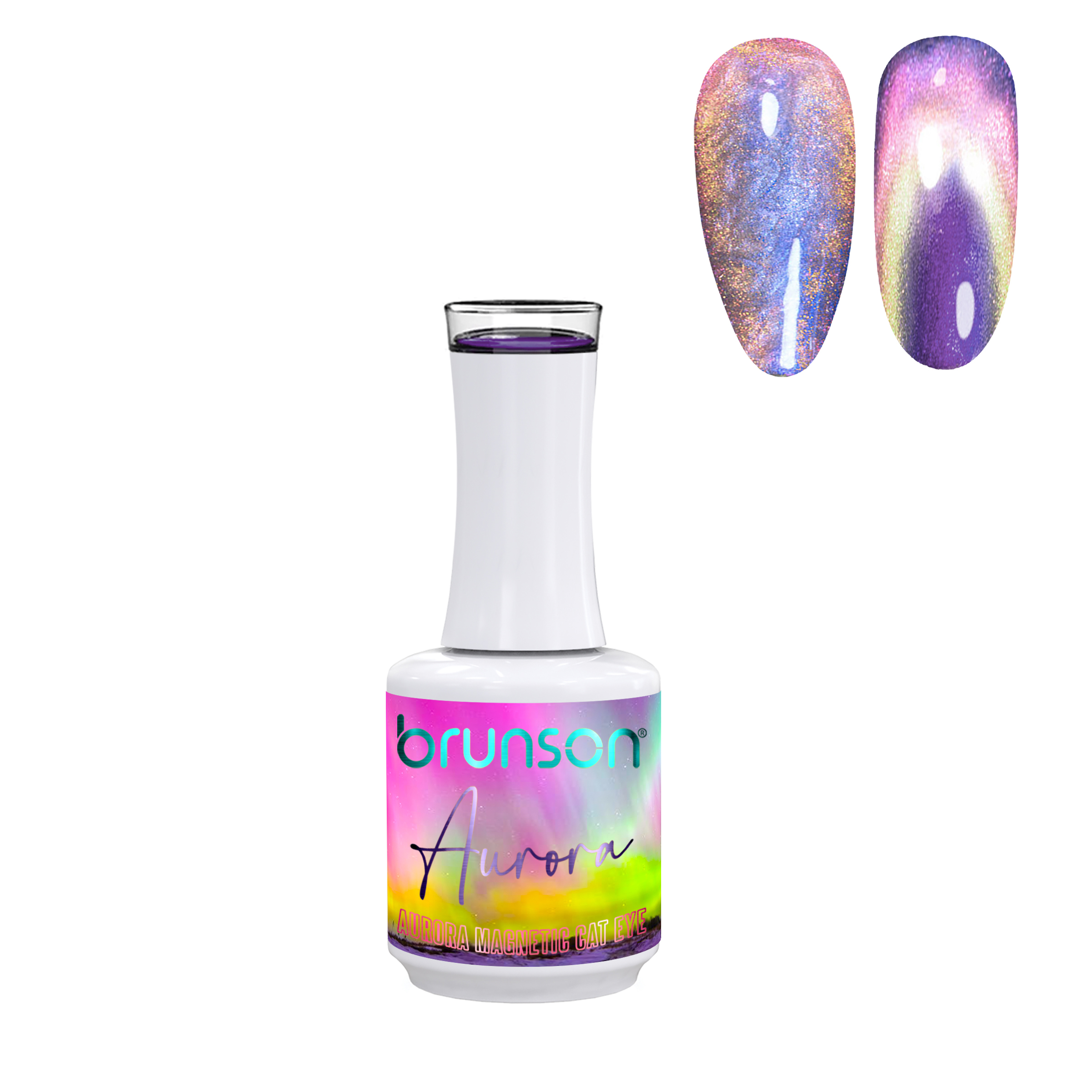 Auroras Magnetic Cat Eye Gel Nail Polish BAMC001
