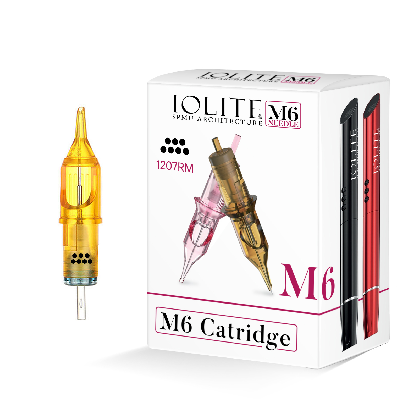 Iolite M6 Disposable Universal Tattoo Needle Cartridges 10Pcs 1207RM
