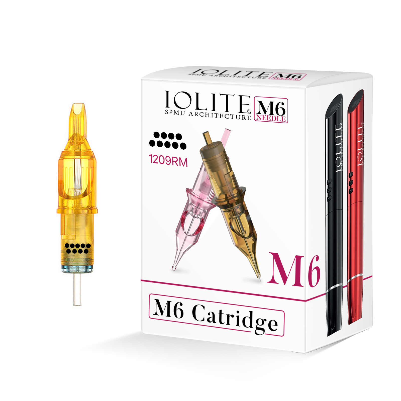 Iolite M6 Disposable Universal Tattoo Needle Cartridges 10Pcs 1209RM