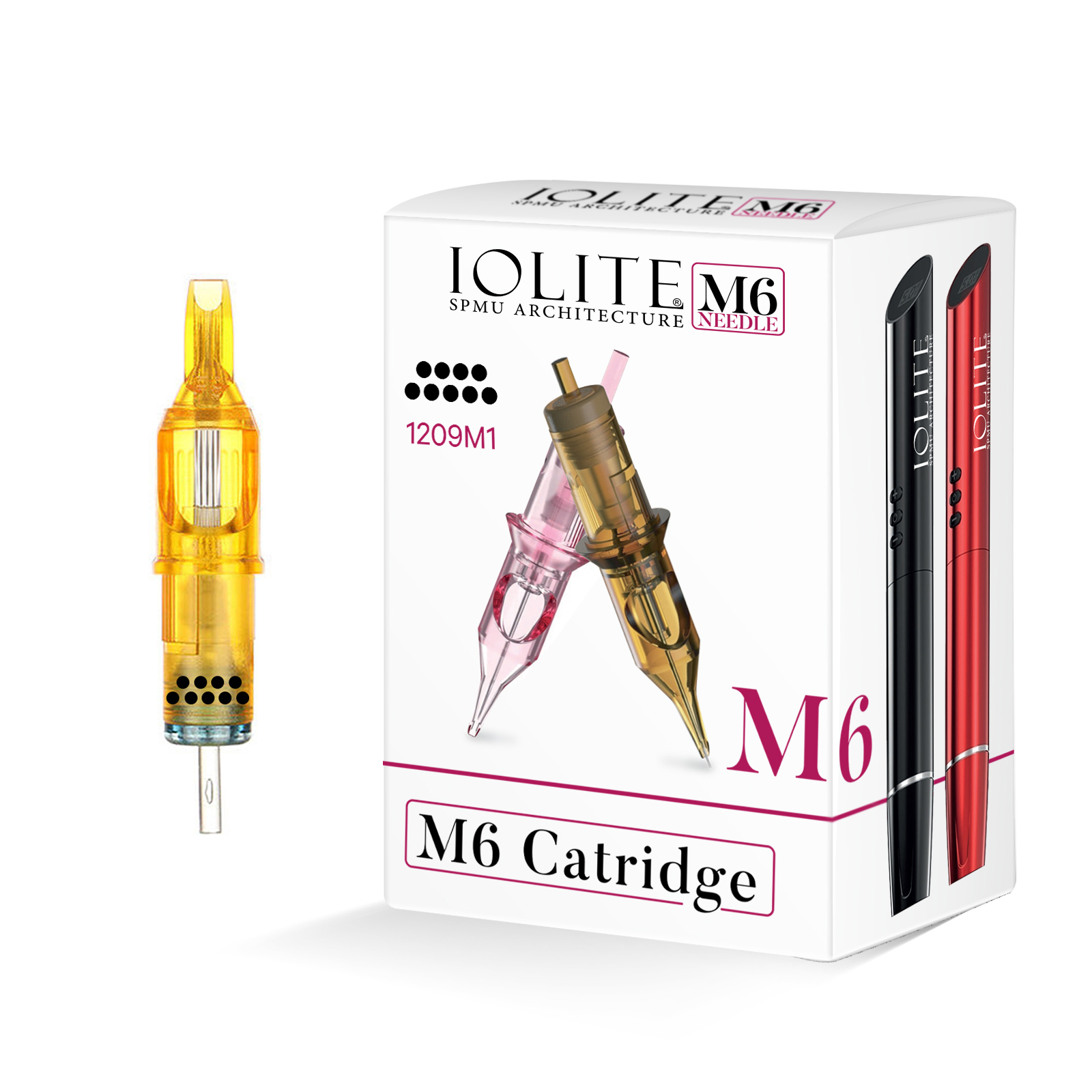 Iolite M6 Disposable Universal Tattoo Needle Cartridges 10Pcs 1209M1