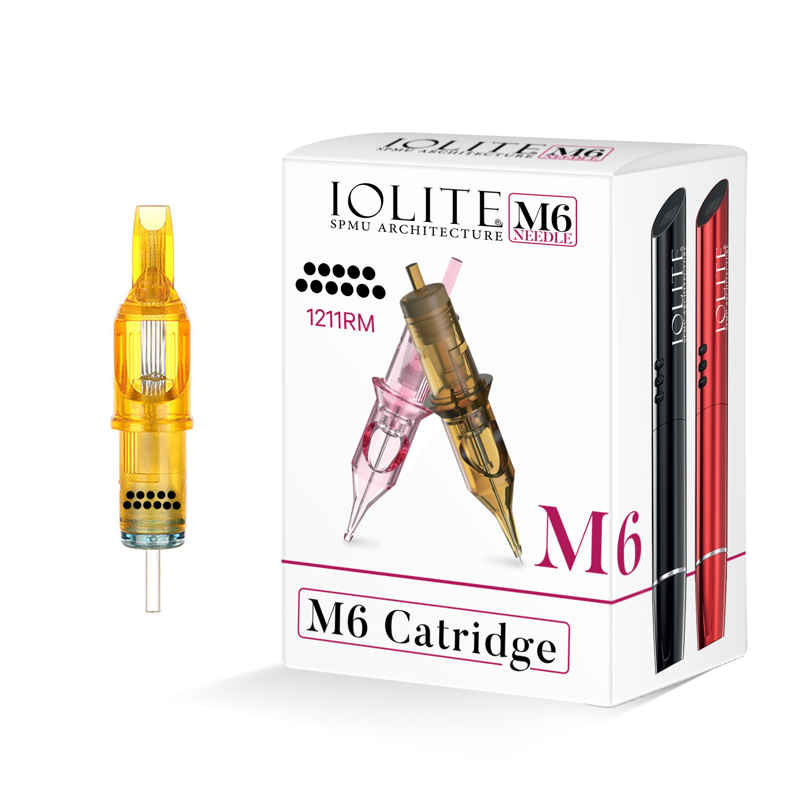 Iolite M6 Disposable Universal Tattoo Needle Cartridges 10Pcs 1211RM