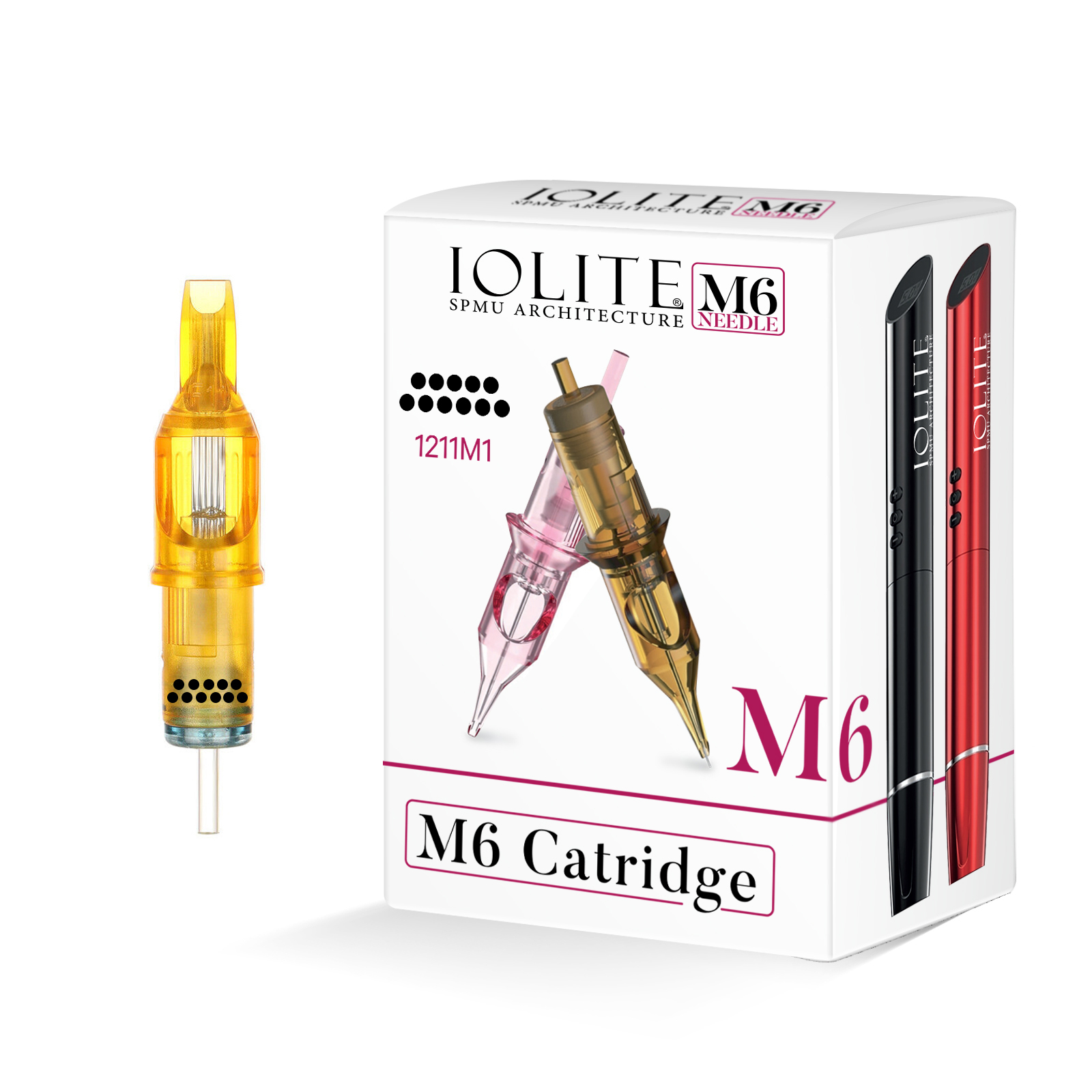 Iolite M6 Disposable Universal Tattoo Needle Cartridges 10Pcs 1211M1