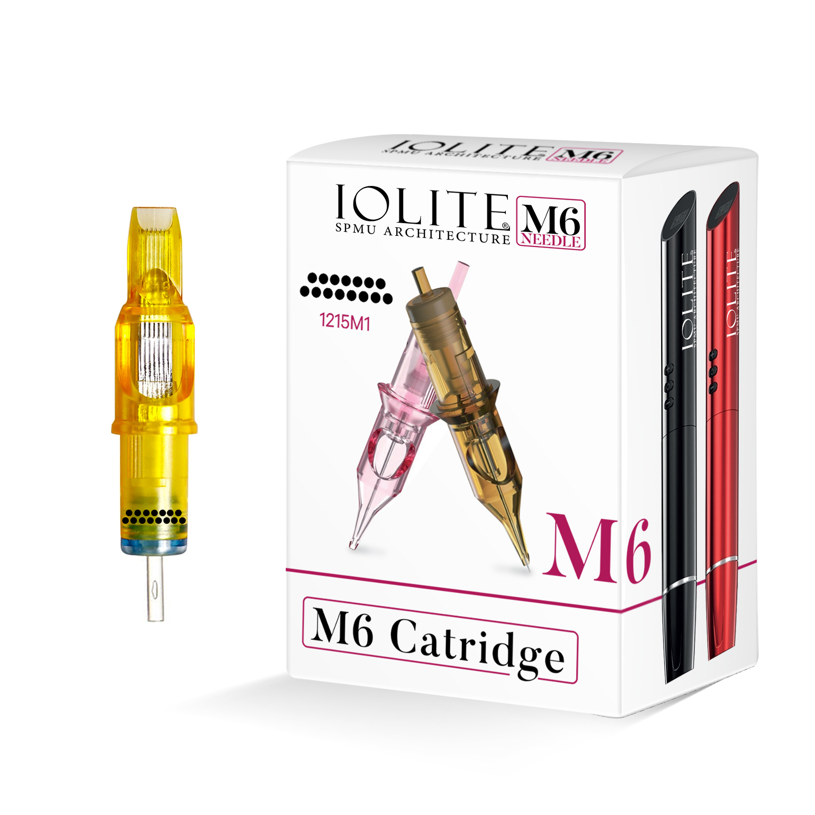 Iolite M6 Disposable Universal Tattoo Needle Cartridges 10Pcs 1215M1