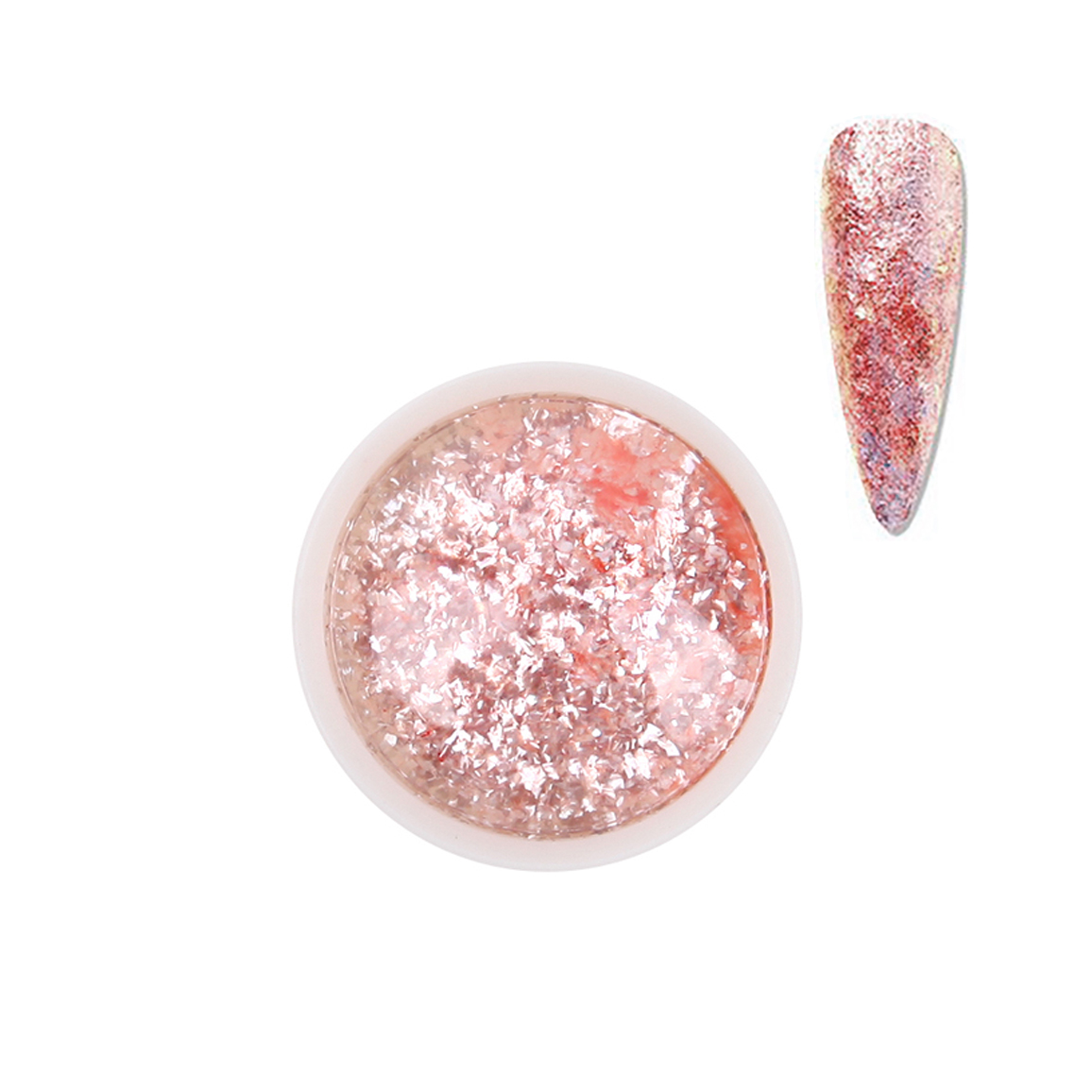 Nail Art Decoration Aurora Shattered Glass Glitter Flakes BGF04