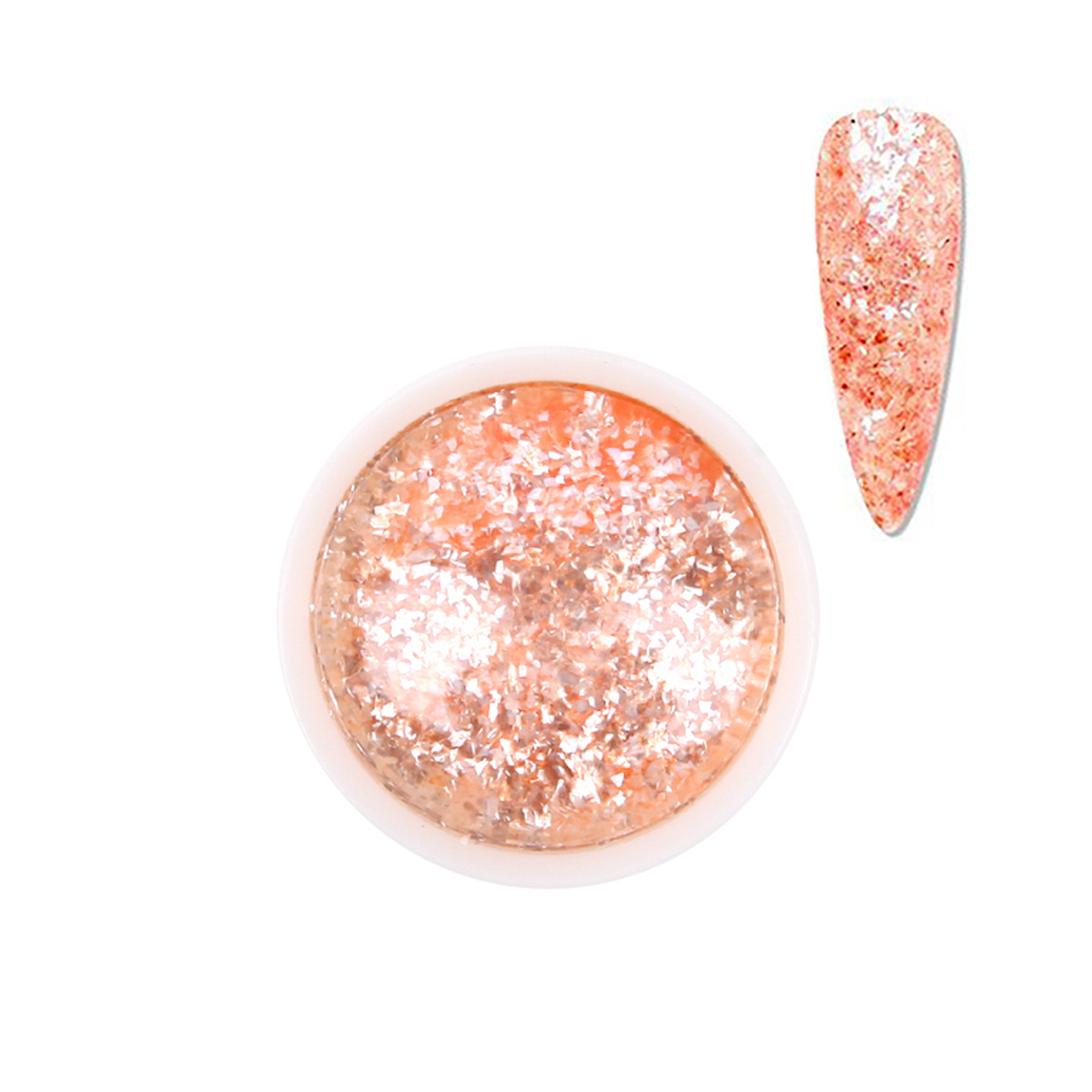Nail Art Decoration Aurora Shattered Glass Glitter Flakes BGF03