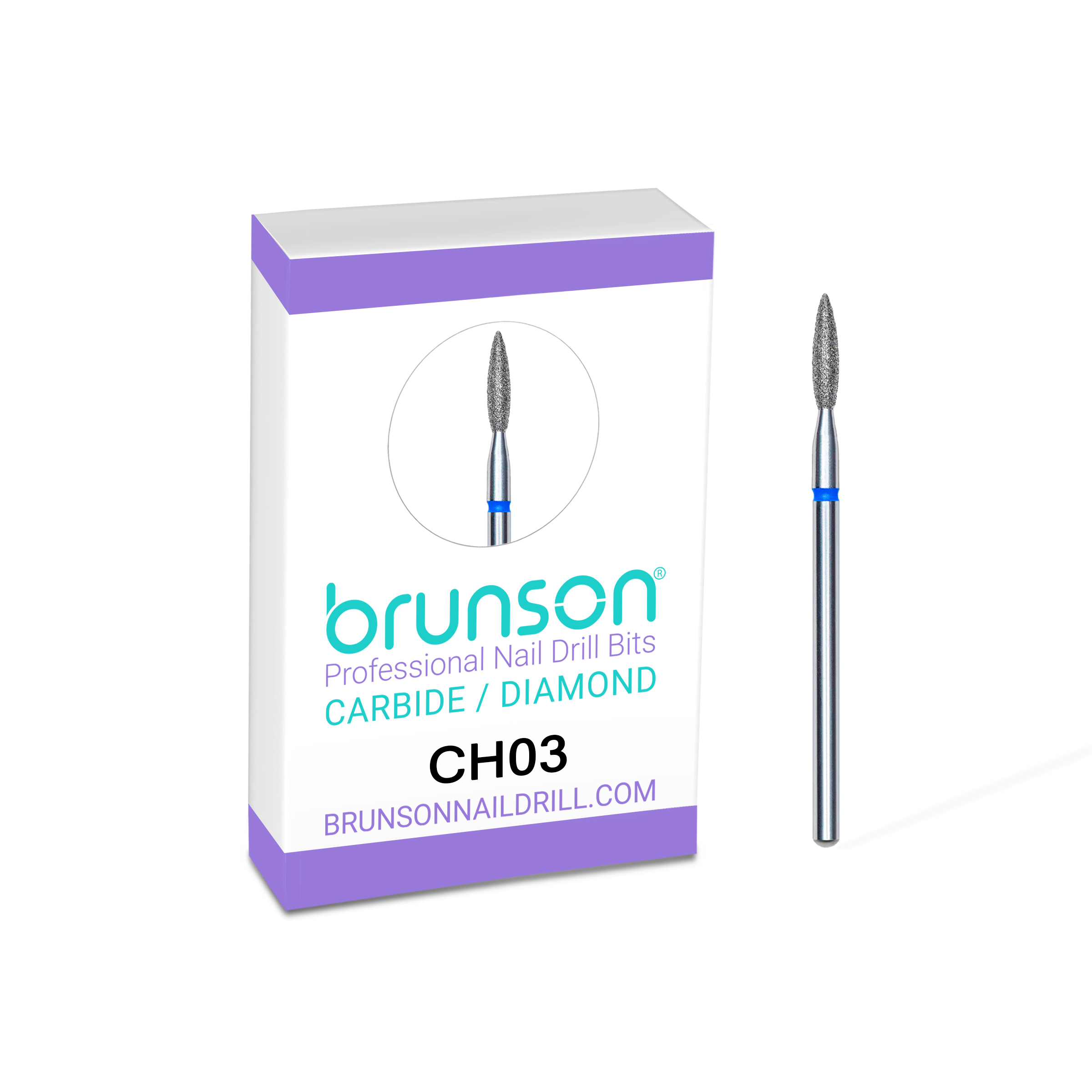 Nail Drill Bits Diamond Cuticle Remover Nail Bits CH03