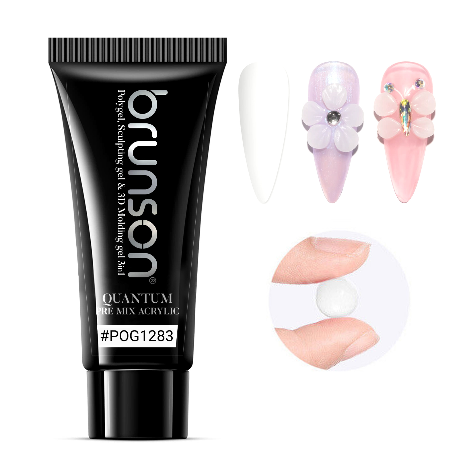 Soak-off polygel nail gel Dubai