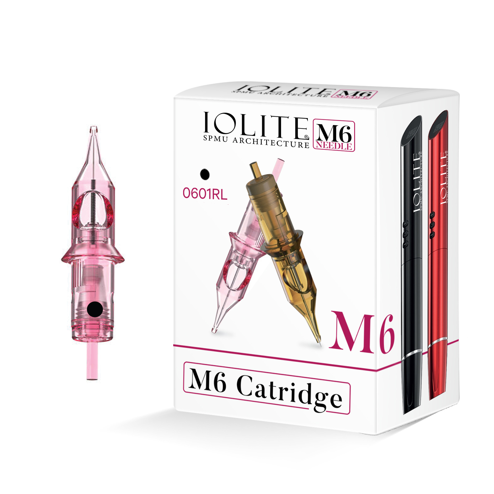 Iolite M6 Disposable Universal Tattoo Needle Cartridges 10Pcs 0601RL