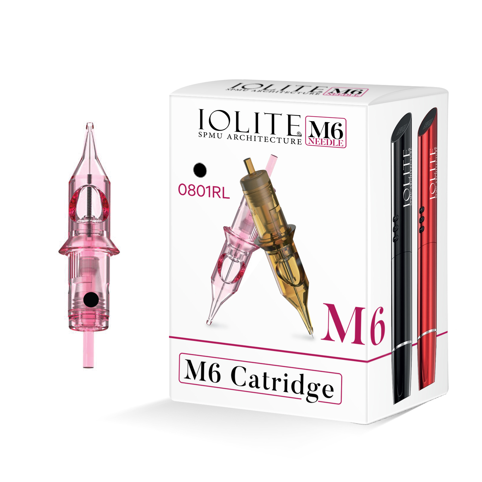 Iolite M6 Disposable Universal Tattoo Needle Cartridges 10Pcs 0801RL