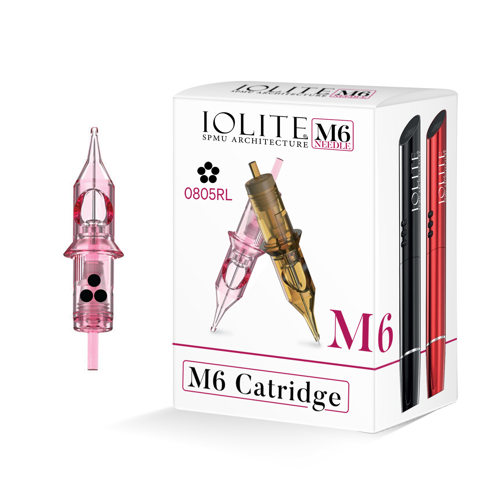 Iolite M6 Disposable Universal Tattoo Needle Cartridges 10Pcs 0805RL