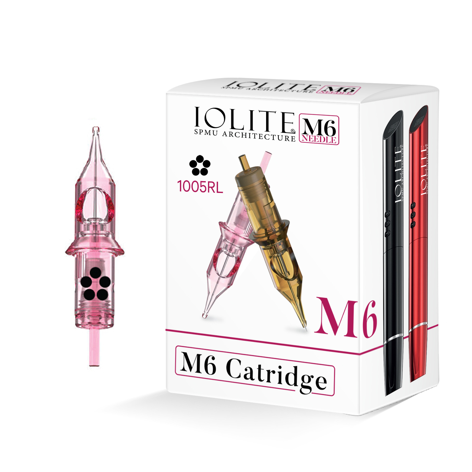 Iolite M6 Disposable Universal Tattoo Needle Cartridges 10Pcs 1005RL